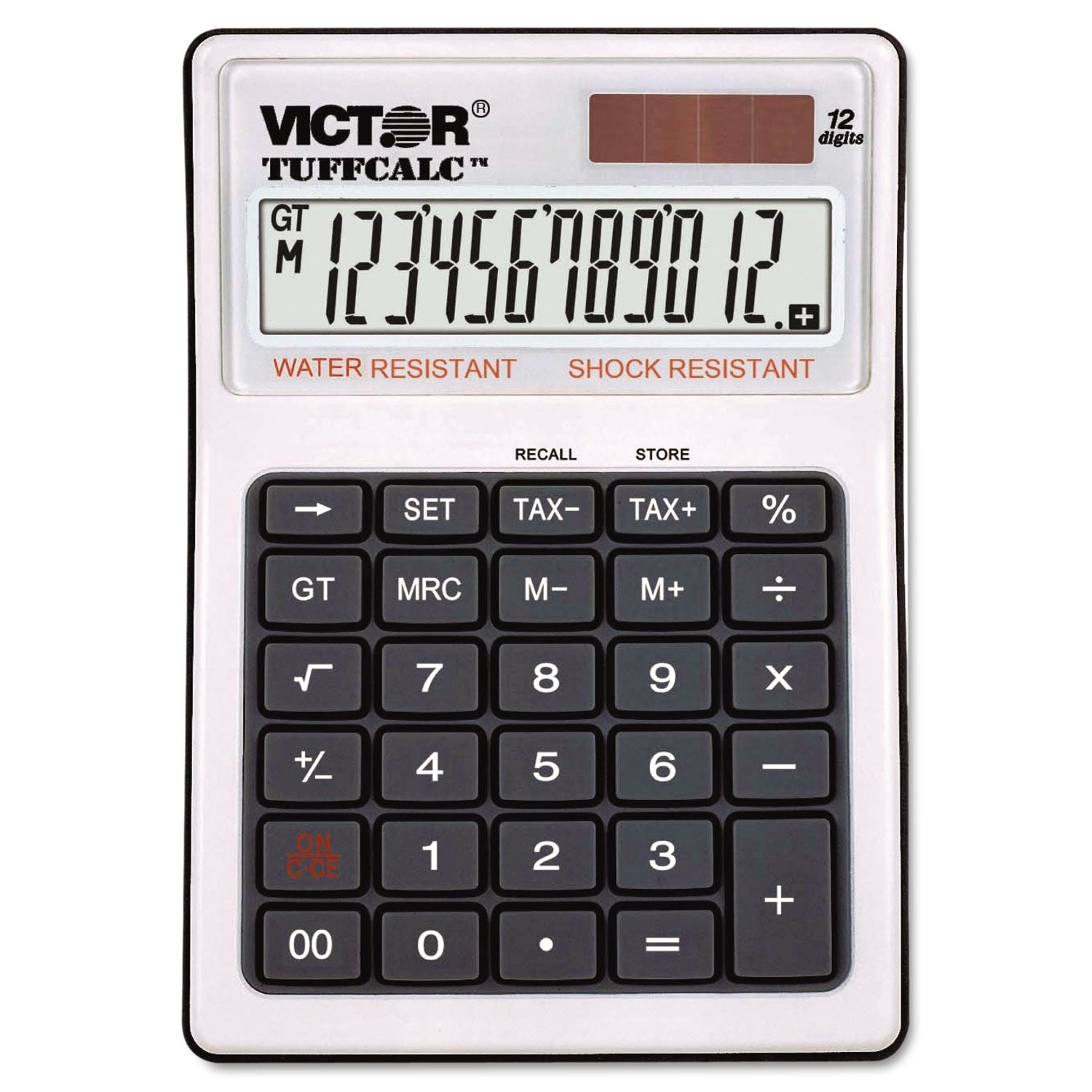 TUFFCALC Desktop Calculator, 12-Digit LCD -