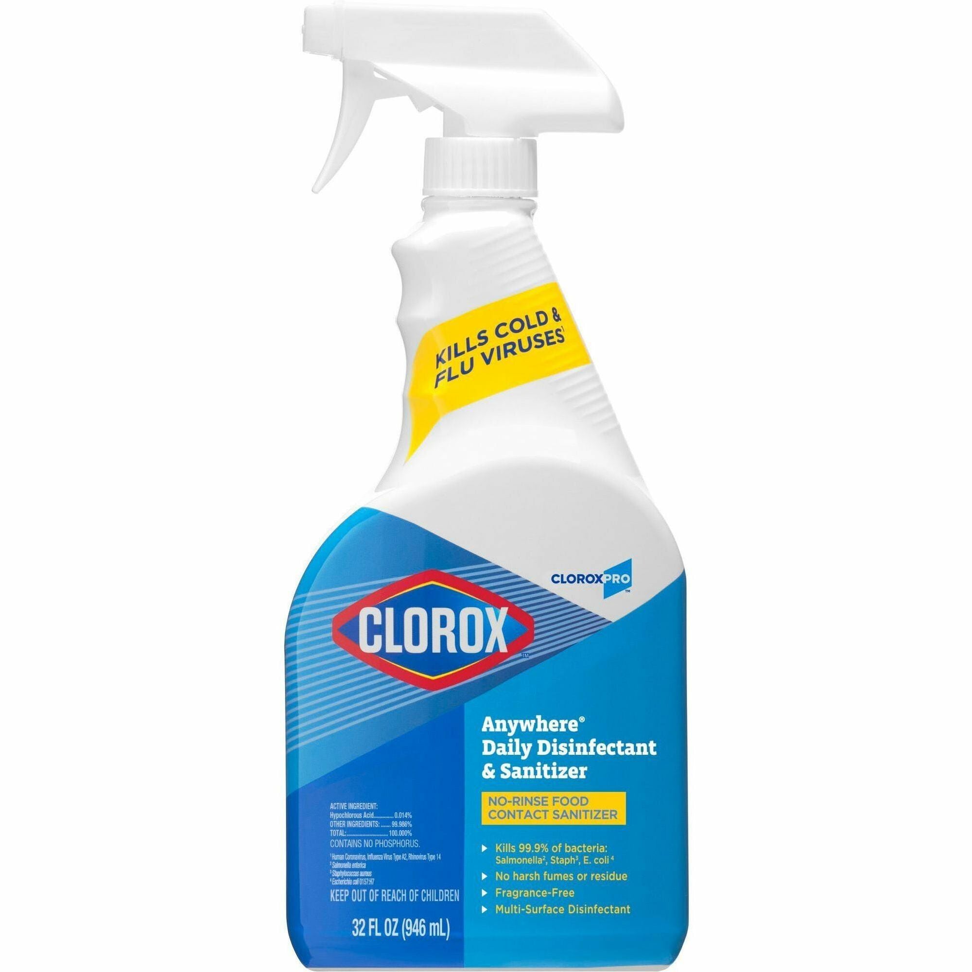 Anywhere Hard Surface Sanitizing Spray, 32oz Spray Bottle, Sold as 1 Each - 1