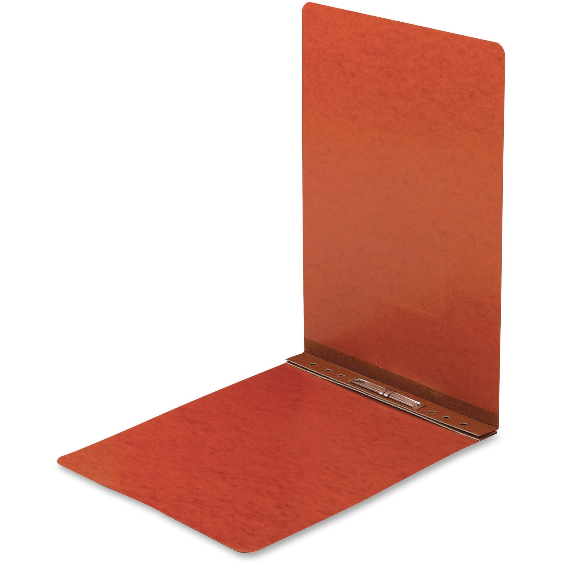 Smead Premium Pressboard Legal Recycled Fastener Folder - 2" Folder Capacity - 8 1/2" x 14" - 2" Expansion - 1 Fastener(s) - Pressboard - Red - 100% Recycled - 1 Each -