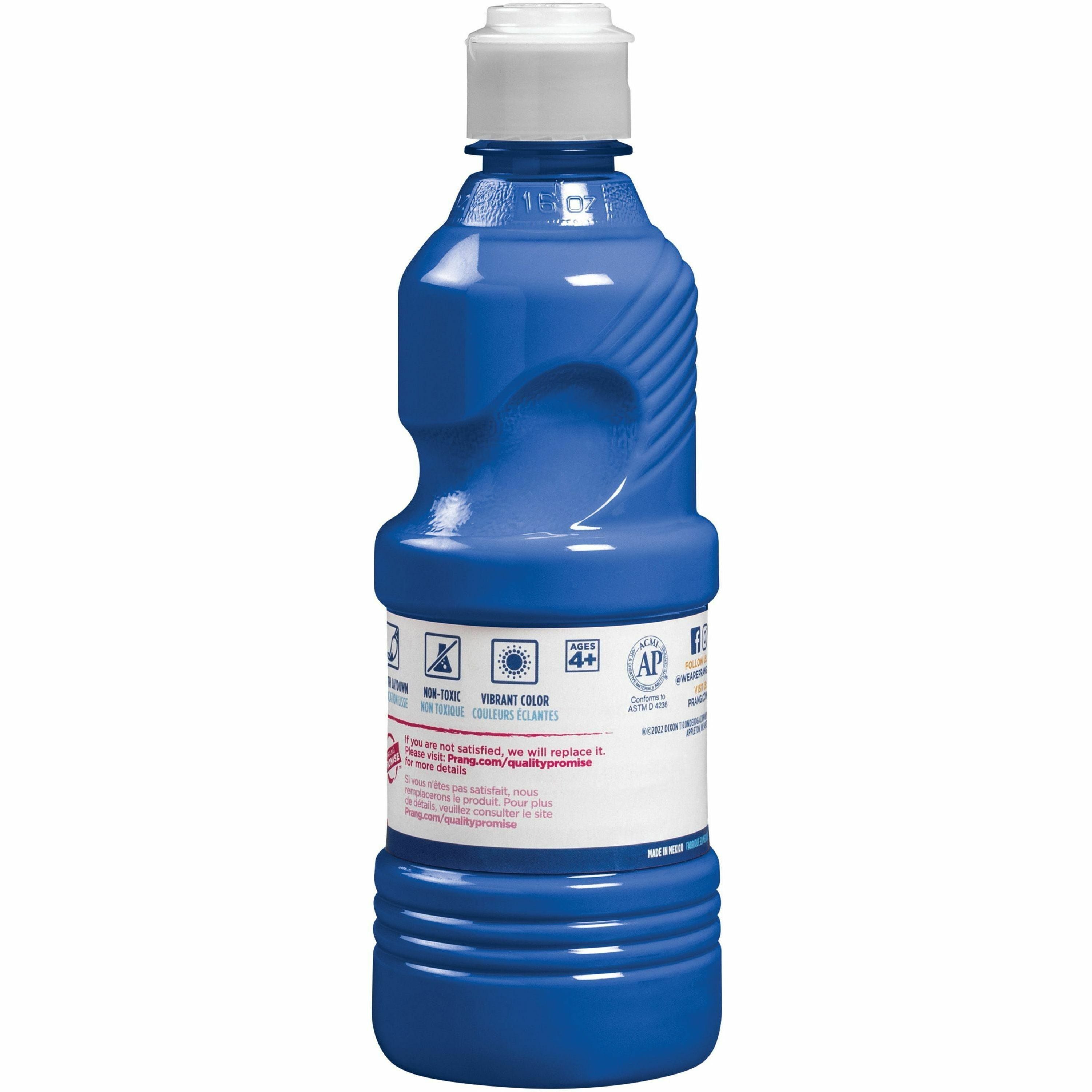 Prang Liquid Tempera Paint - 16 oz - 1 Each - Blue -