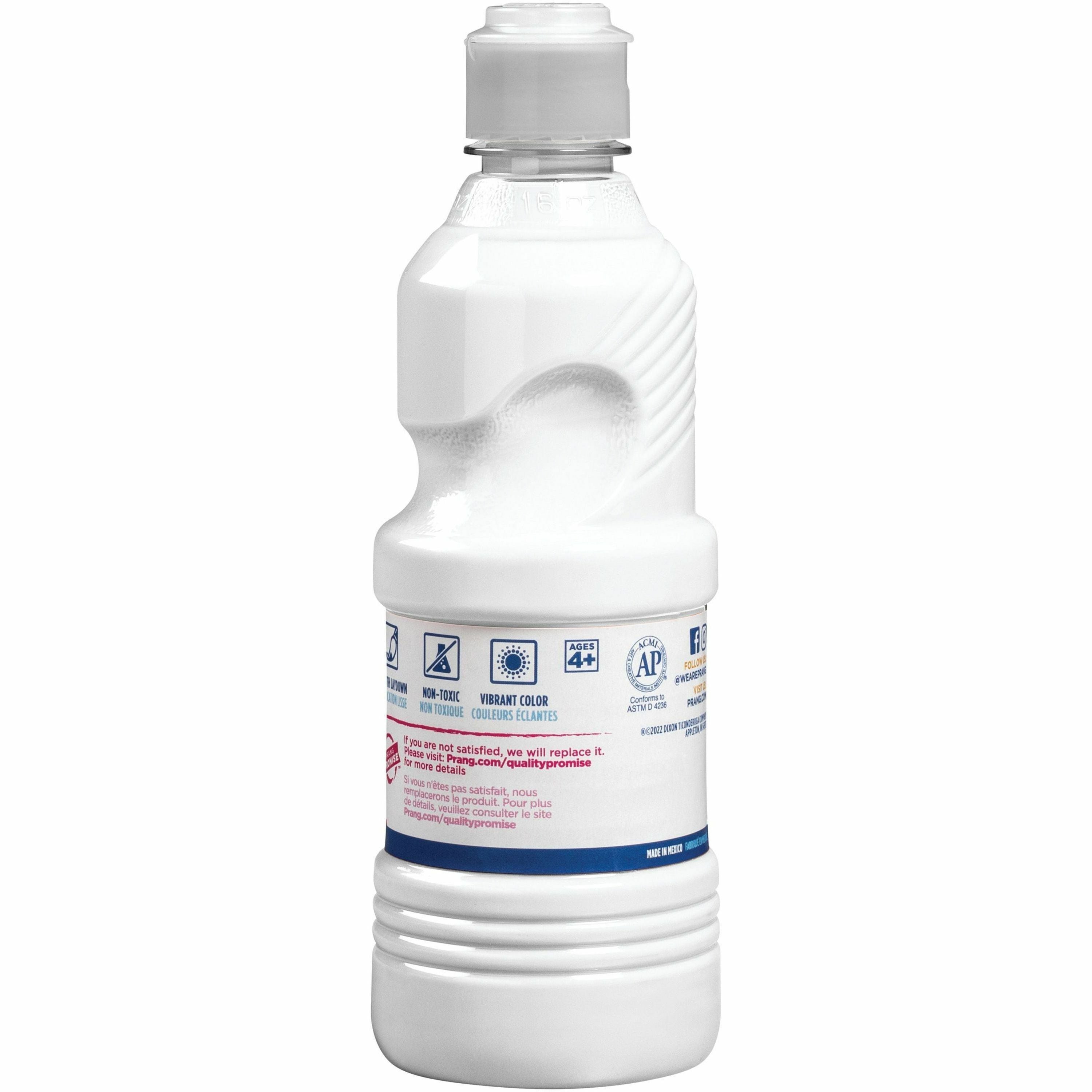 Prang Liquid Tempera Paint - 16 oz - 1 Each - White -