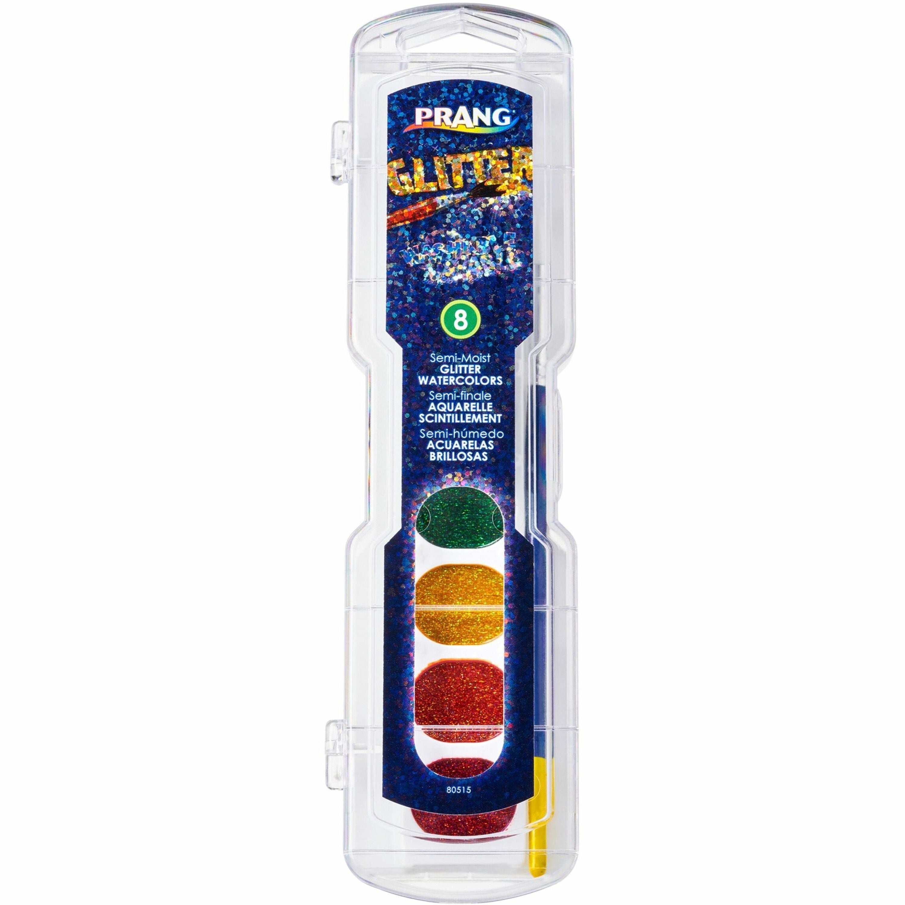 prang-glitter-watercolors-set-011-fl-oz-8-set-assorted_dix80515 - 1