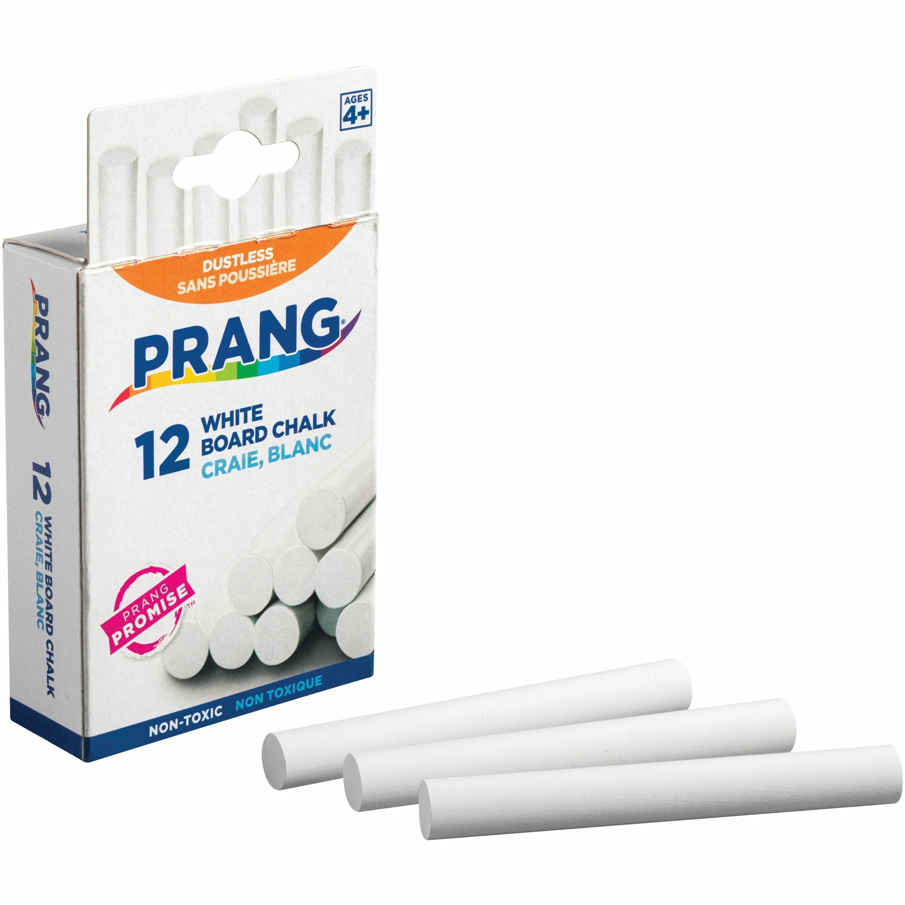 Hygieia Dustless Board Chalk, 3 1/4 x 3/8. White, 12/Box, Sold as 1 Box, 12 Each per Box - 1