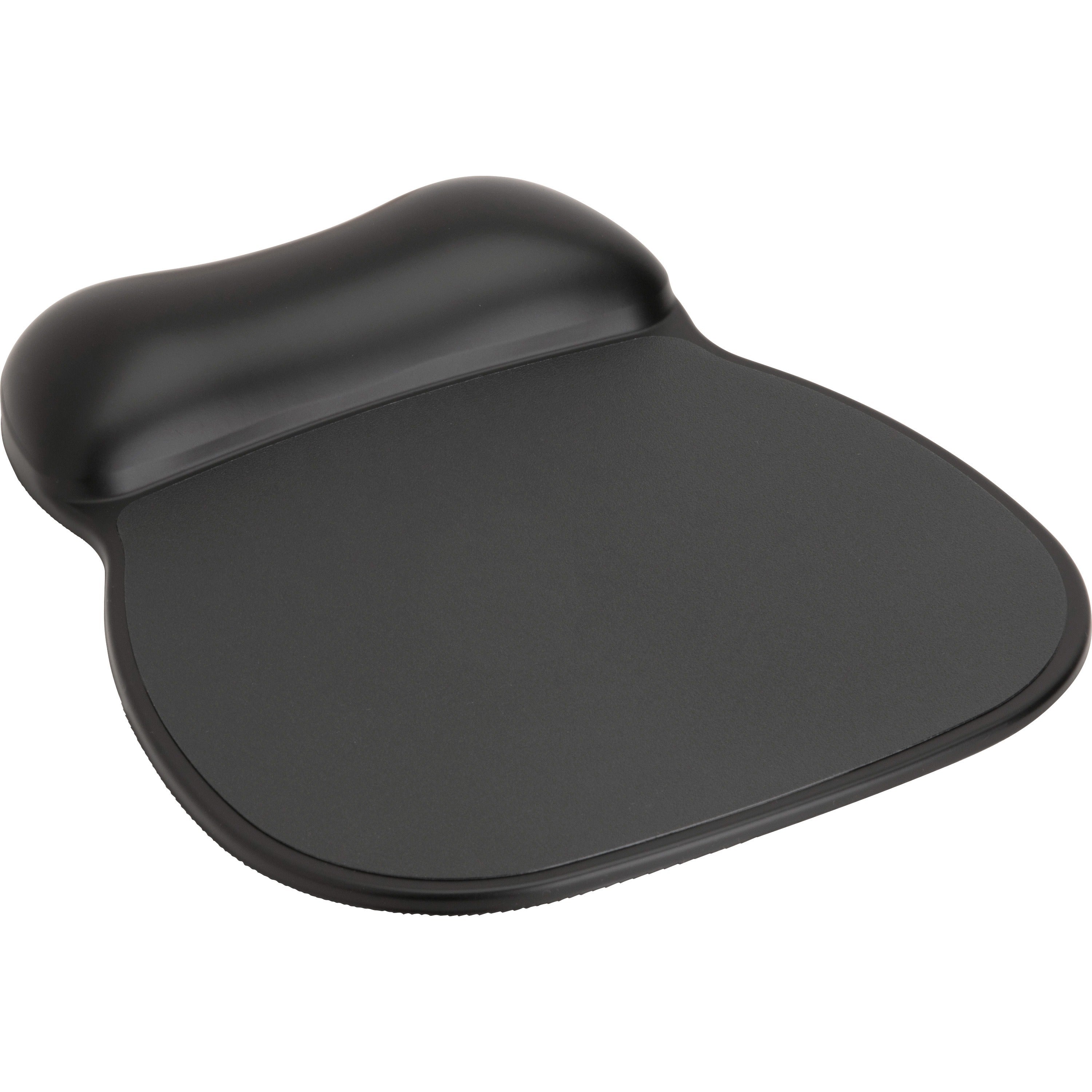 Compucessory Soft Skin Gel Wrist Rest & Mouse Pad - 9" x 11" x 0.75" Dimension - Black - Gel, Rubber - Stain Resistant - 1 Pack -