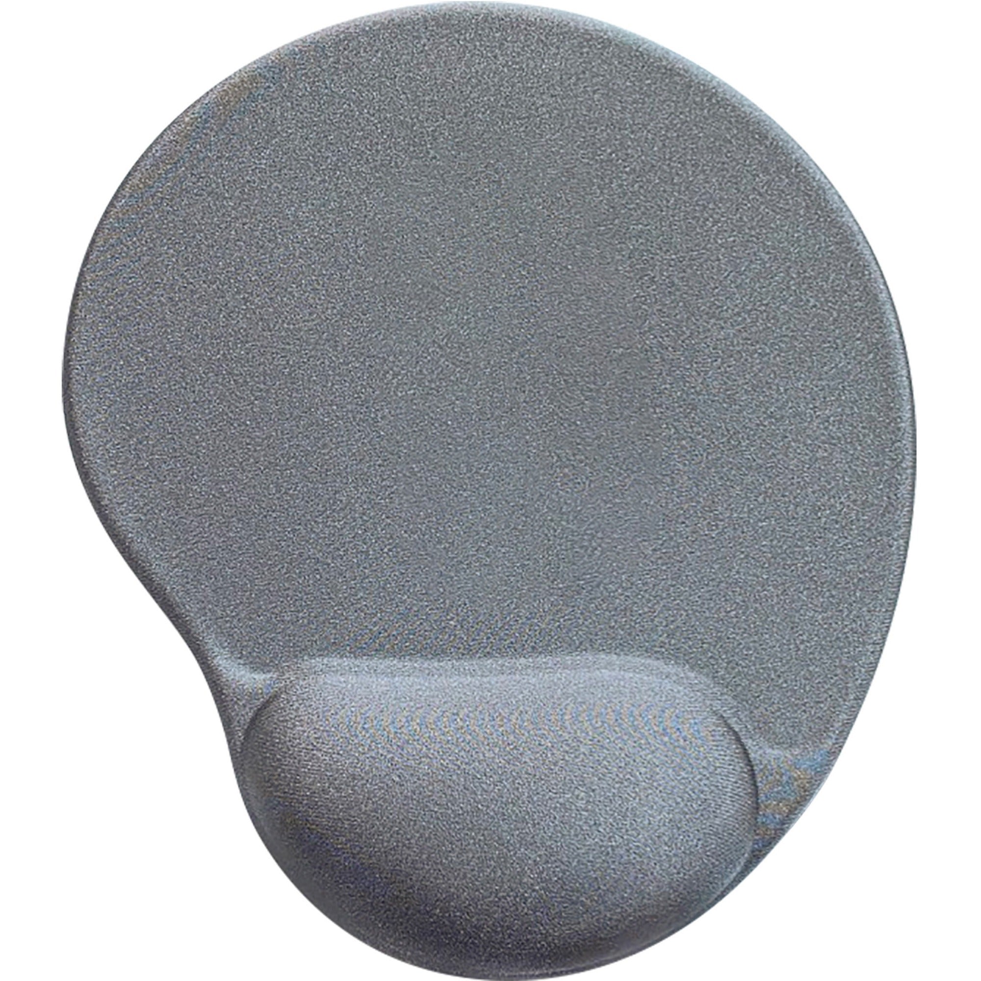 Compucessory Gel Mouse Pads - 9" x 10" x 1" Dimension - Gray - Gel - 1 Pack -