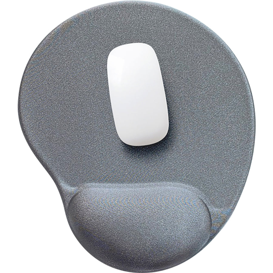 Compucessory Gel Mouse Pads - 9" x 10" x 1" Dimension - Gray - Gel - 1 Pack -