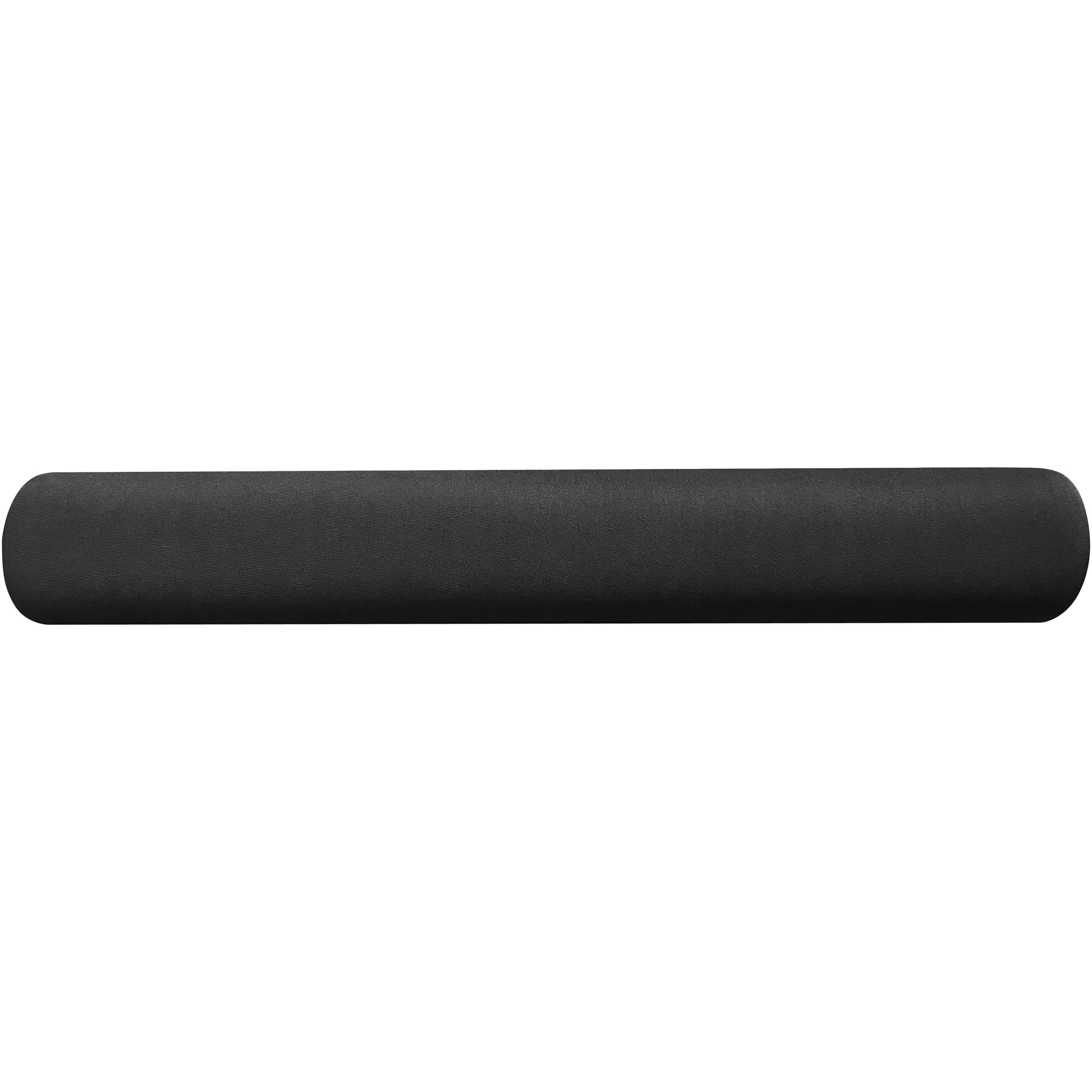 Compucessory Gel Keyboard Wrist Rest Pads - 19" x 2.87" x 0.75" Dimension - Black - 1 Pack -