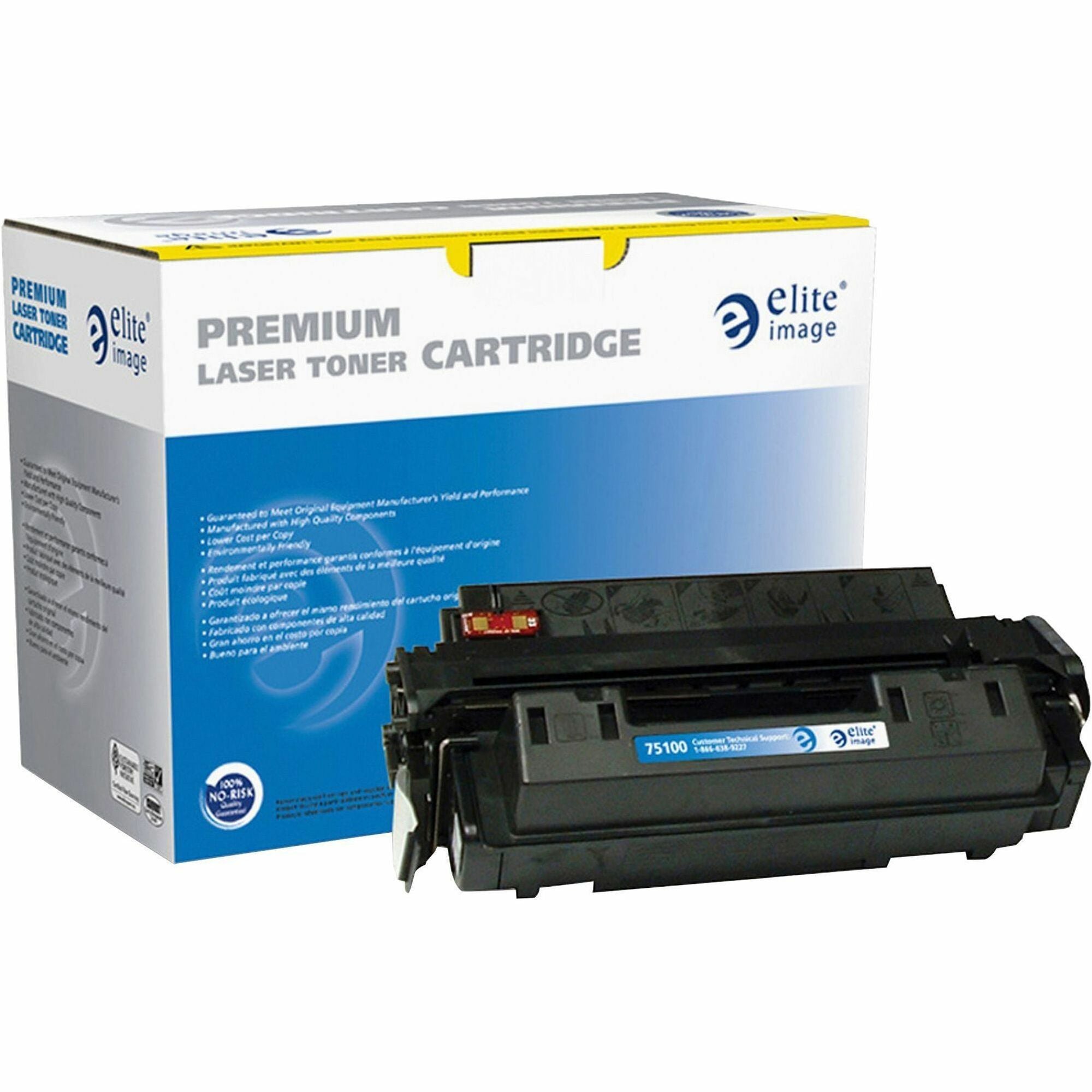 Elite Image Remanufactured Laser Toner Cartridge - Alternative for HP 10A (Q2610A) - Black - 1 Each - 6000 Pages -