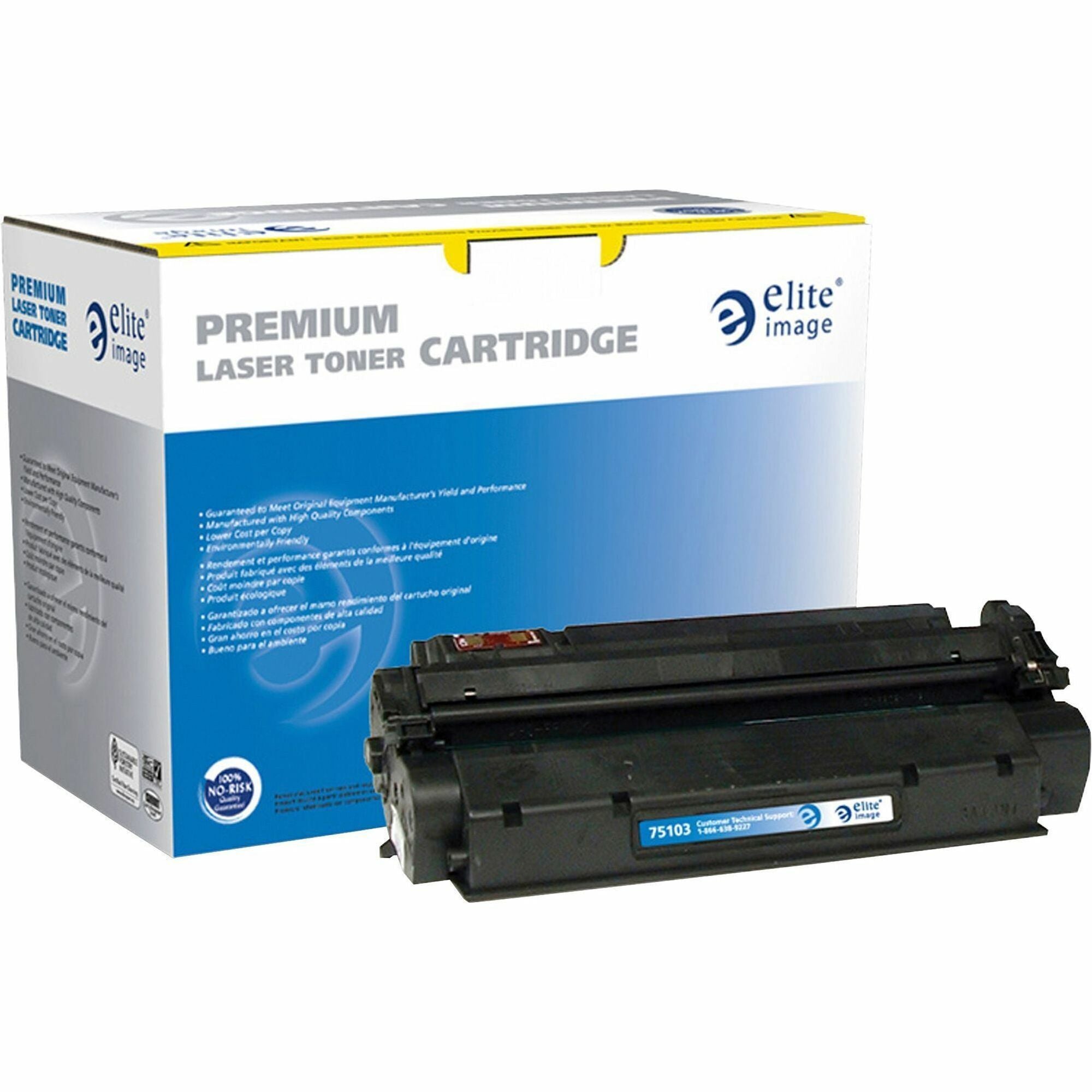 Elite Image Remanufactured Toner Cartridge - Alternative for HP 13X (Q2613X) - Laser - 4000 Pages - Black - 1 Each -