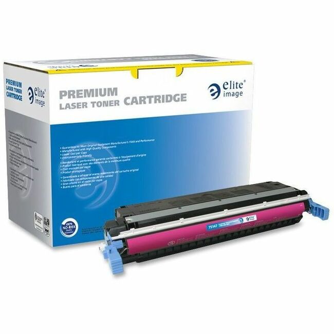 Elite Image Remanufactured Toner Cartridge - Alternative for HP 645A (C9733A) - Laser - 12000 Pages - Magenta - 1 Each -