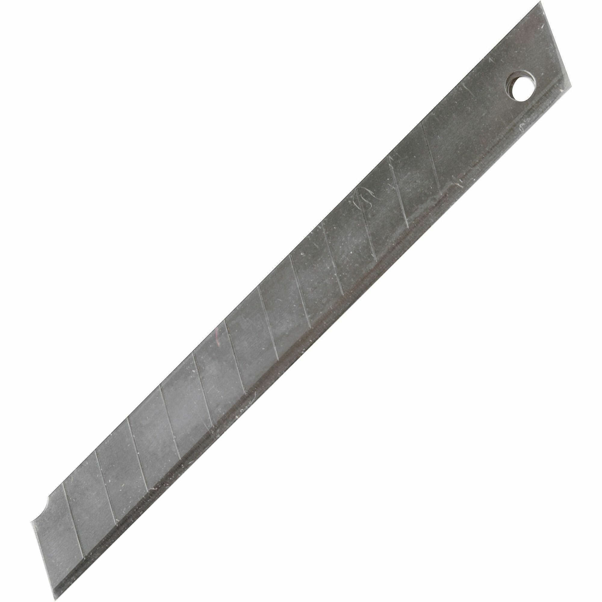 Sparco Fast-Point Snap-Off Blade Knife Refills - 3.25" Length x 0.33" Thickness - Straight Style - Snap-off - Steel - 5 / Pack - Stainless Steel -