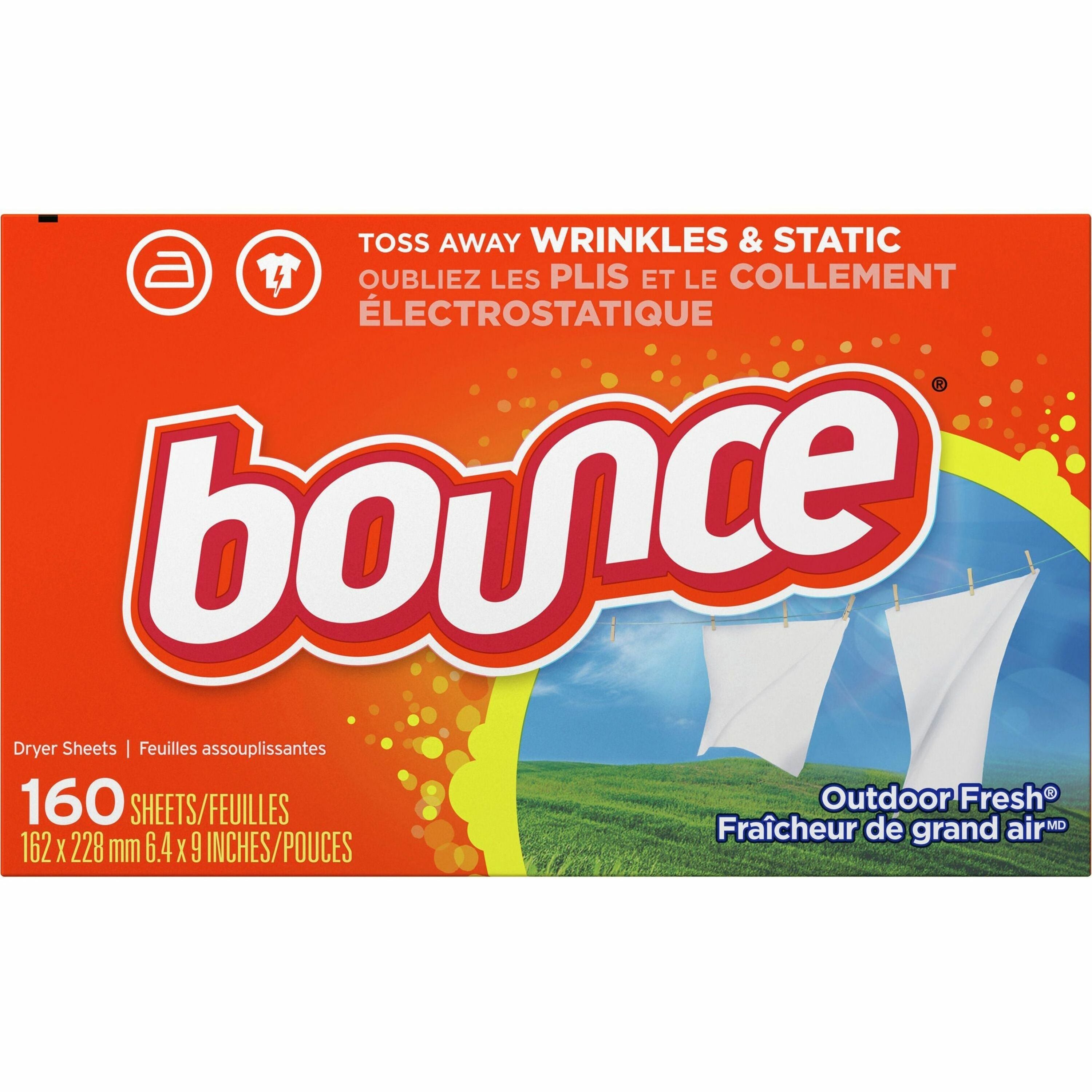 Bounce Dryer Sheets, Sold as 1 Box, 160 Each per Box - 1