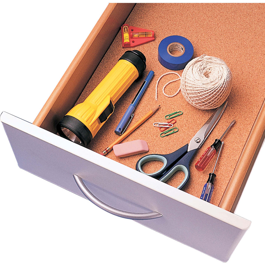 Quartet Natural Cork Roll - 28" Height x 24" Width - Brown Natural Cork Surface - Durable - 1 Each -