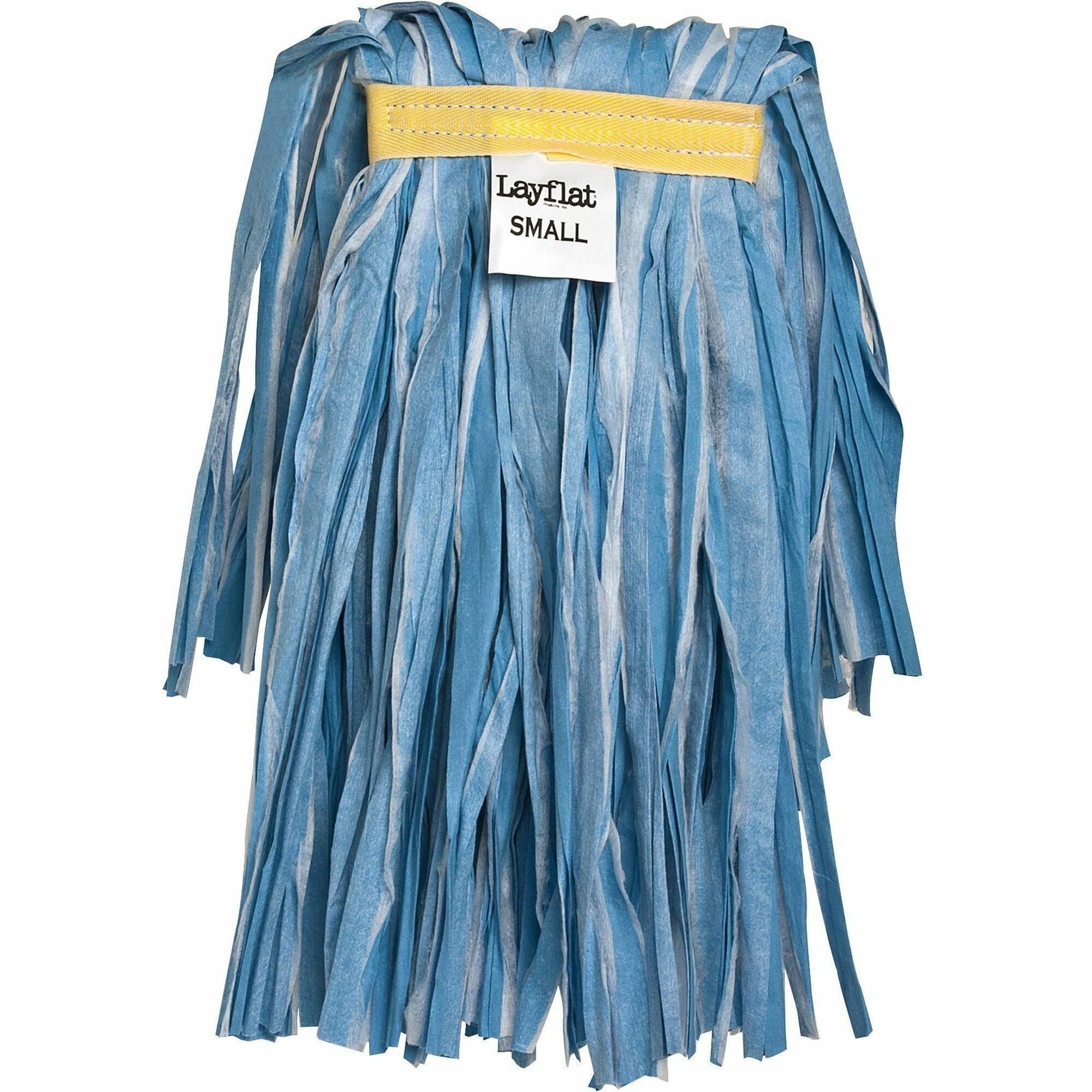 Genuine Joe Hy-Sorb Disposable Mophead - Cotton, Rayon - Turquoise - 1Each