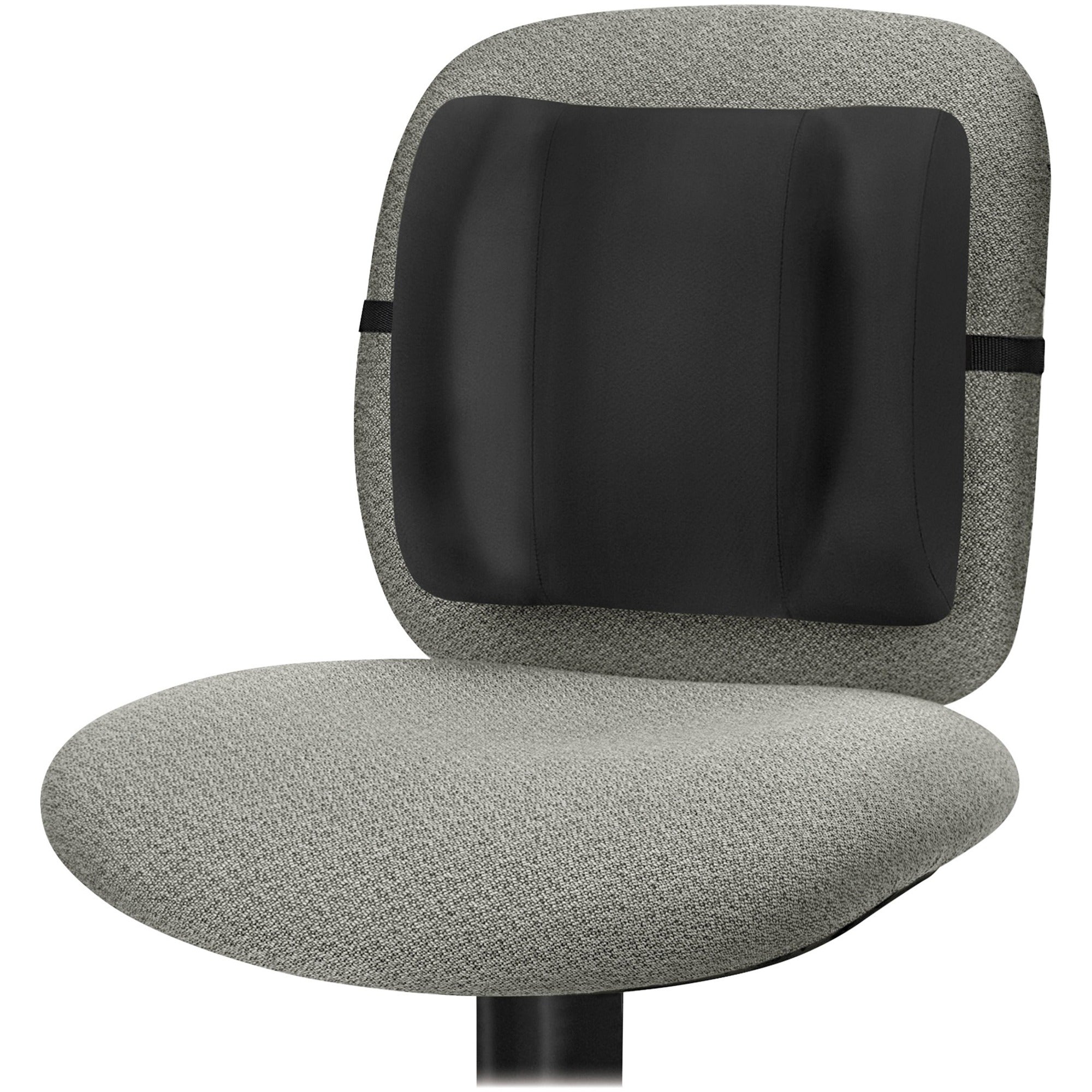 Fellowes Standard Backrest - Black - Black - High Density Foam (HDF) -