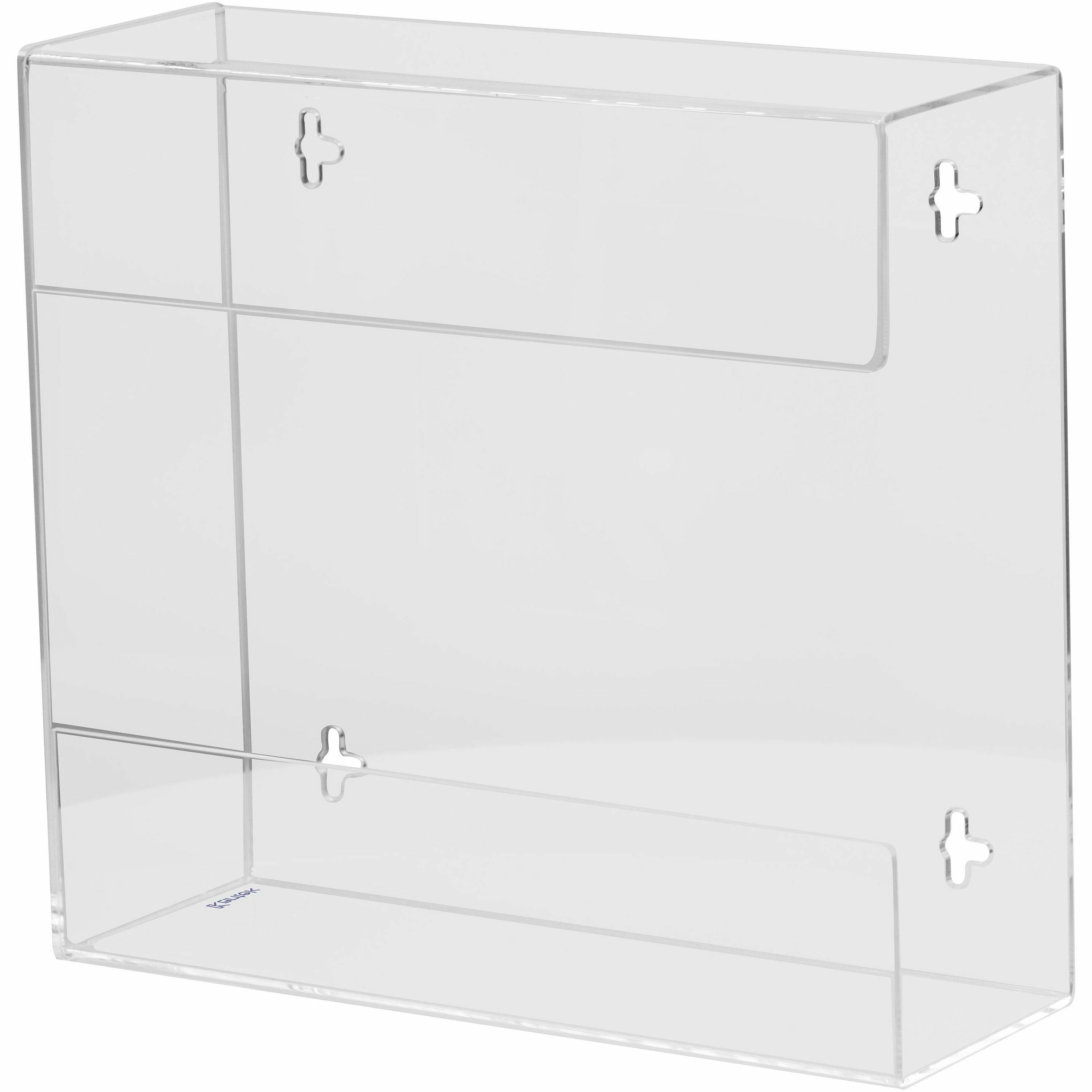 Kantek Acrylic Glove Box Holder - Acrylic - 1 Each - Clear - 2