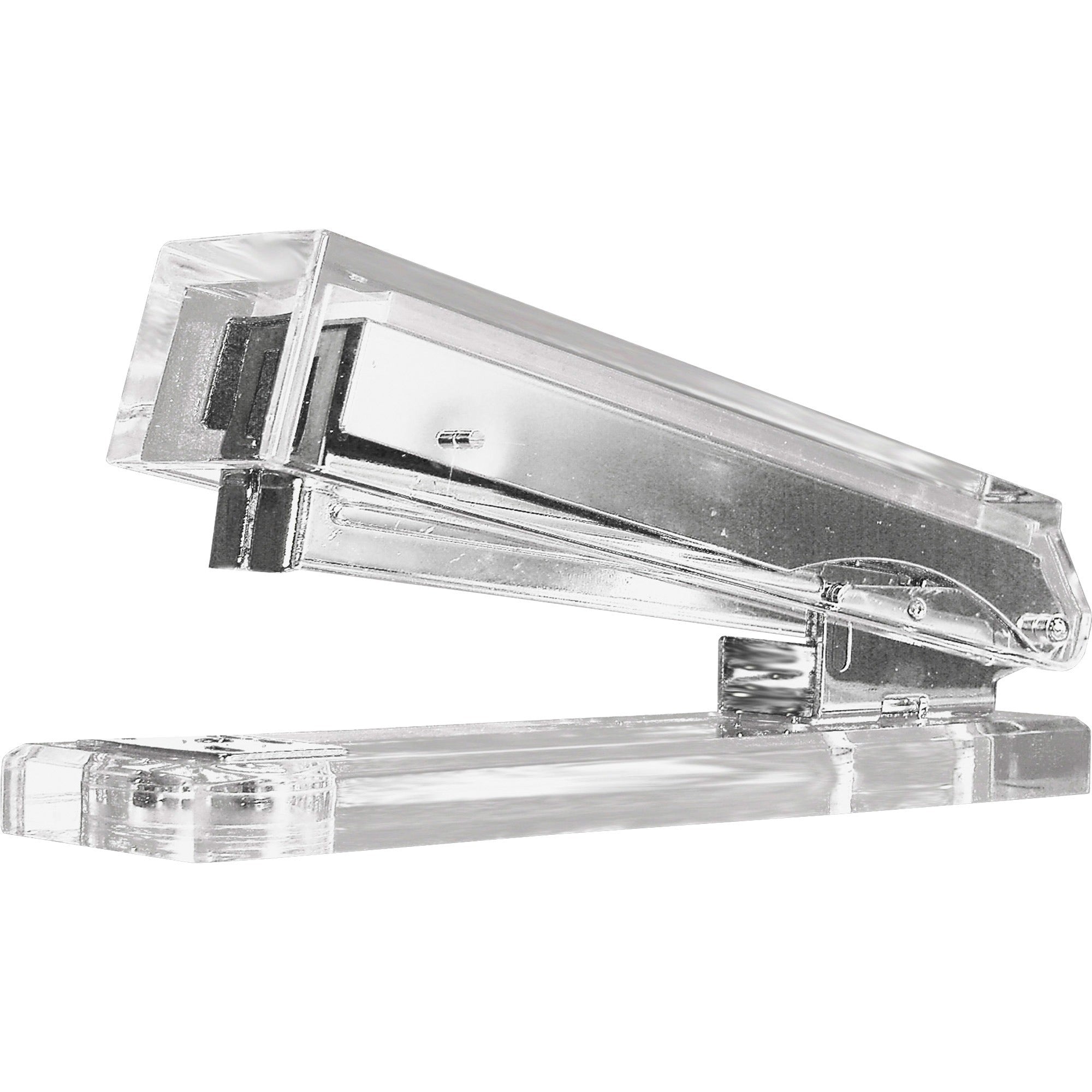 Kantek Clear Acrylic Stapler - 210 Staple Capacity - Full Strip - 1 Each -