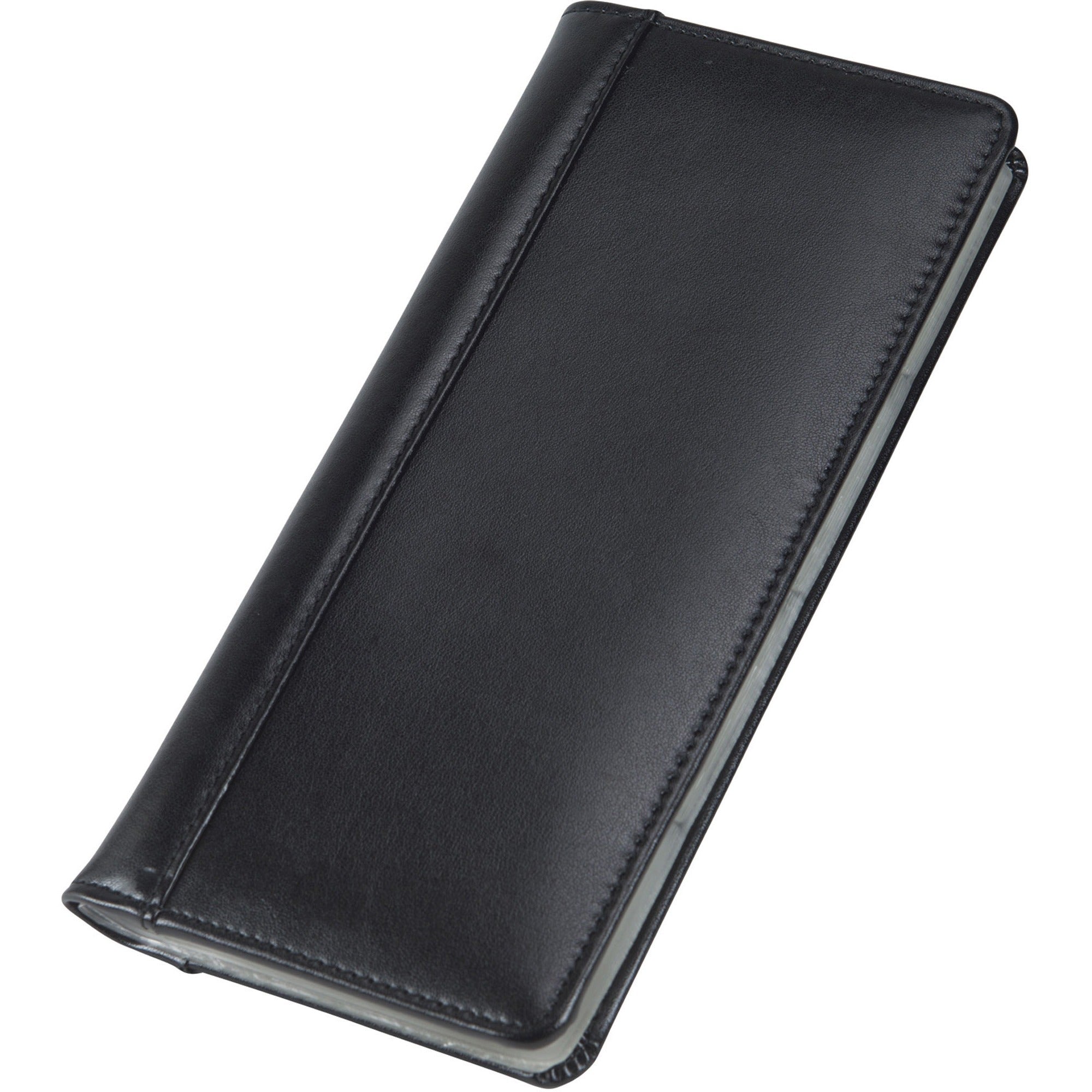 Samsill Regal Leather Business Card Holders - 96 Capacity - 4.50" Width x 10" Length - Leather Cover -