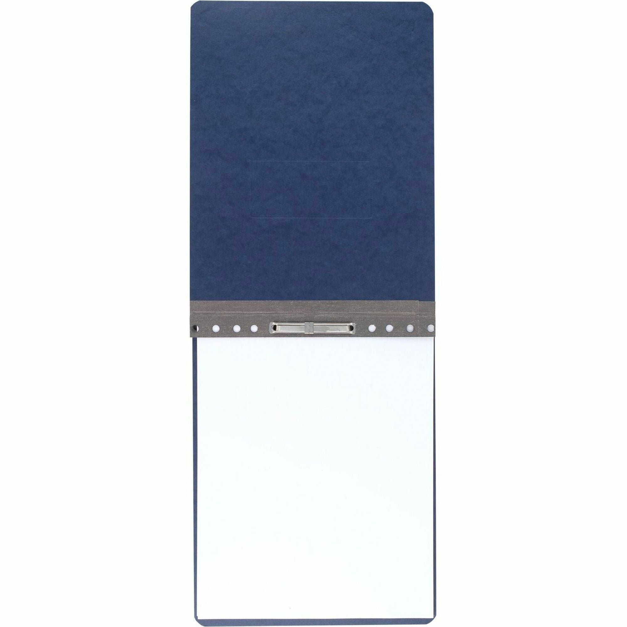 ACCO Presstex Letter Recycled Report Cover - 2" Folder Capacity - 8 1/2" x 11" - Folder - Presstex, Tyvek - Dark Blue - 30% Recycled - 1 Each -