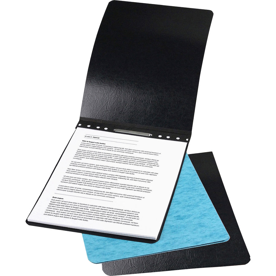 ACCO Presstex Letter Recycled Report Cover - 2" Folder Capacity - 8 1/2" x 11" - Folder - Presstex, Tyvek - Dark Blue - 30% Recycled - 1 Each -
