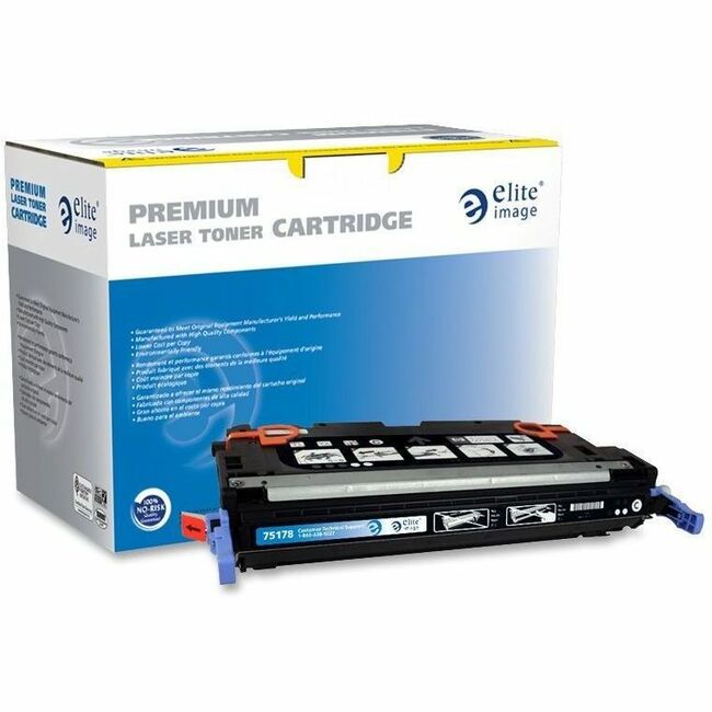 Elite Image Remanufactured Toner Cartridge - Alternative for HP 501A (Q6470A) - Laser - 6000 Pages - Black - 1 Each -