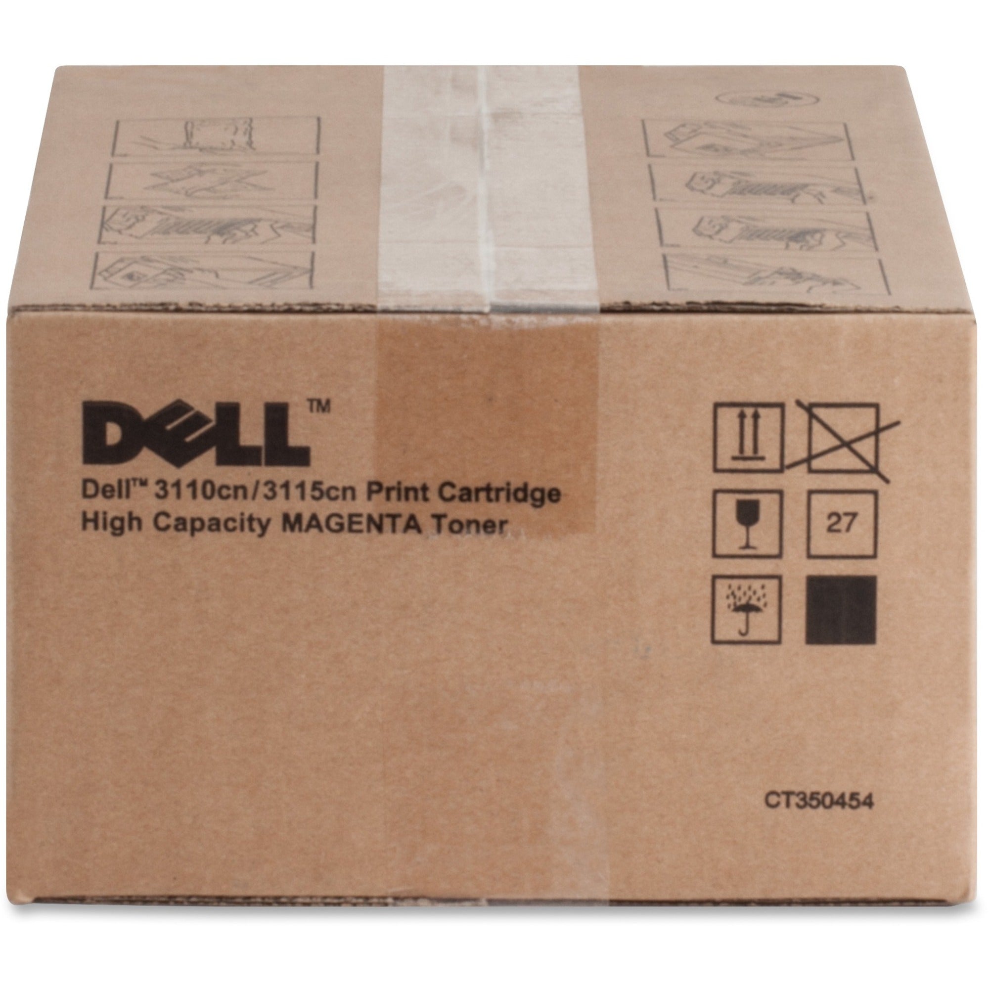 Dell Original High Yield Laser Toner Cartridge - Magenta - 1 Each - 8000 Pages -