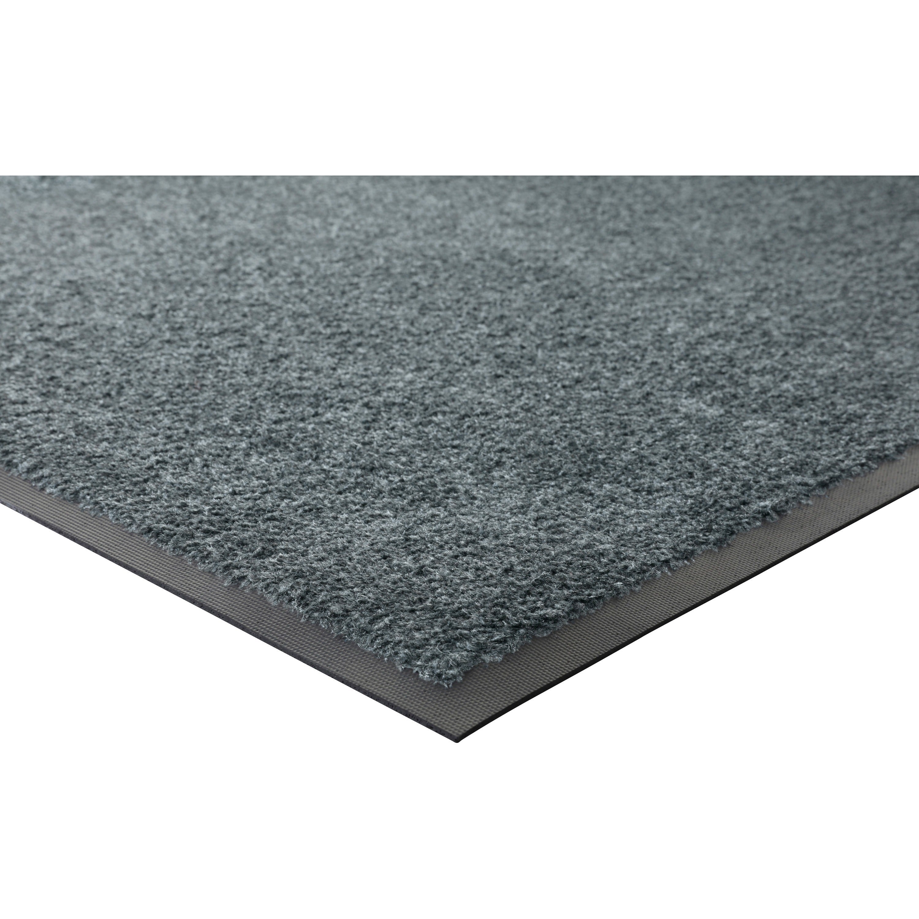 Genuine Joe Platinum Series Indoor Wiper Mats - Warehouse, Indoor - 56" Length x 33.50" Width - Nylon, Rubber - Gray - 1Each -