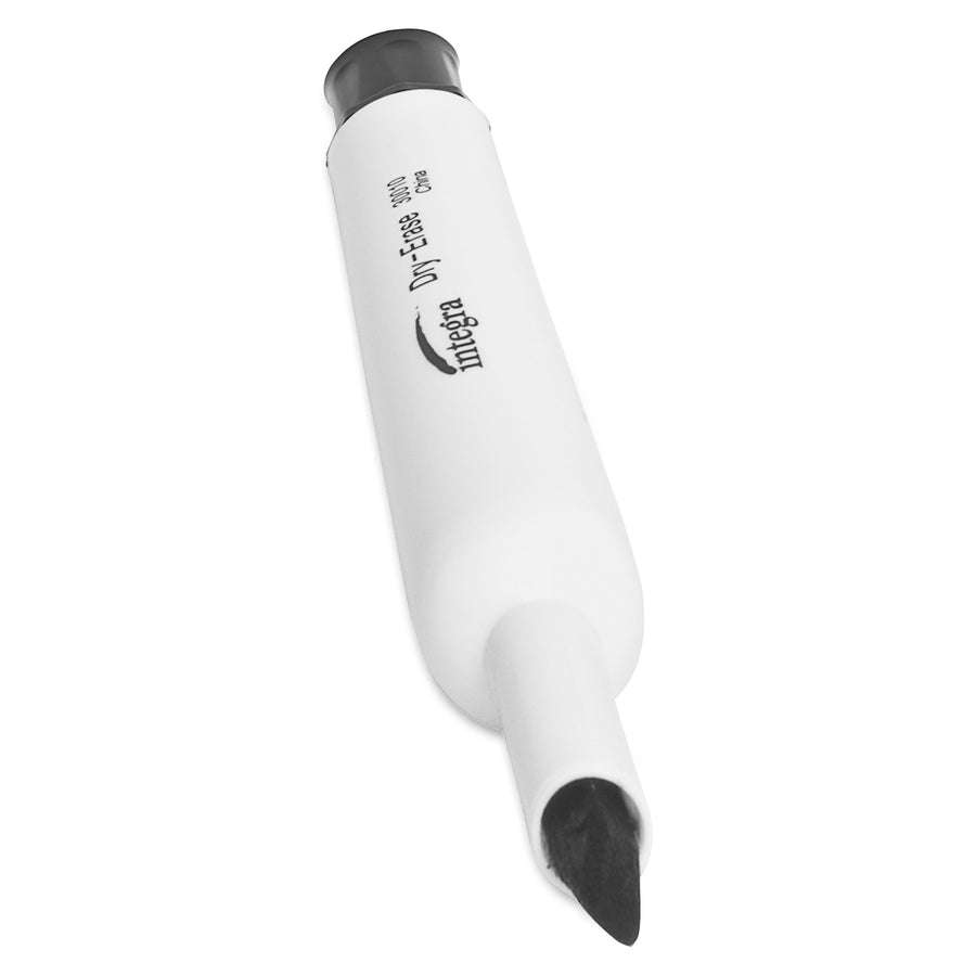 Integra Chisel Point Dry-erase Markers - Chisel Marker Point Style - Black - 1 Dozen -