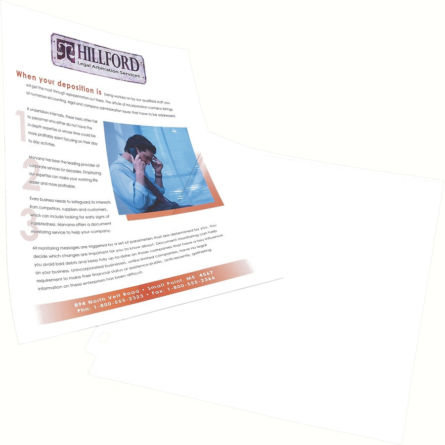 Avery Side Insert Sheet Protectors - For Letter 8 1/2" x 11" Sheet - Ring Binder - Side Loading - Clear - Polypropylene - 25 / Pack -
