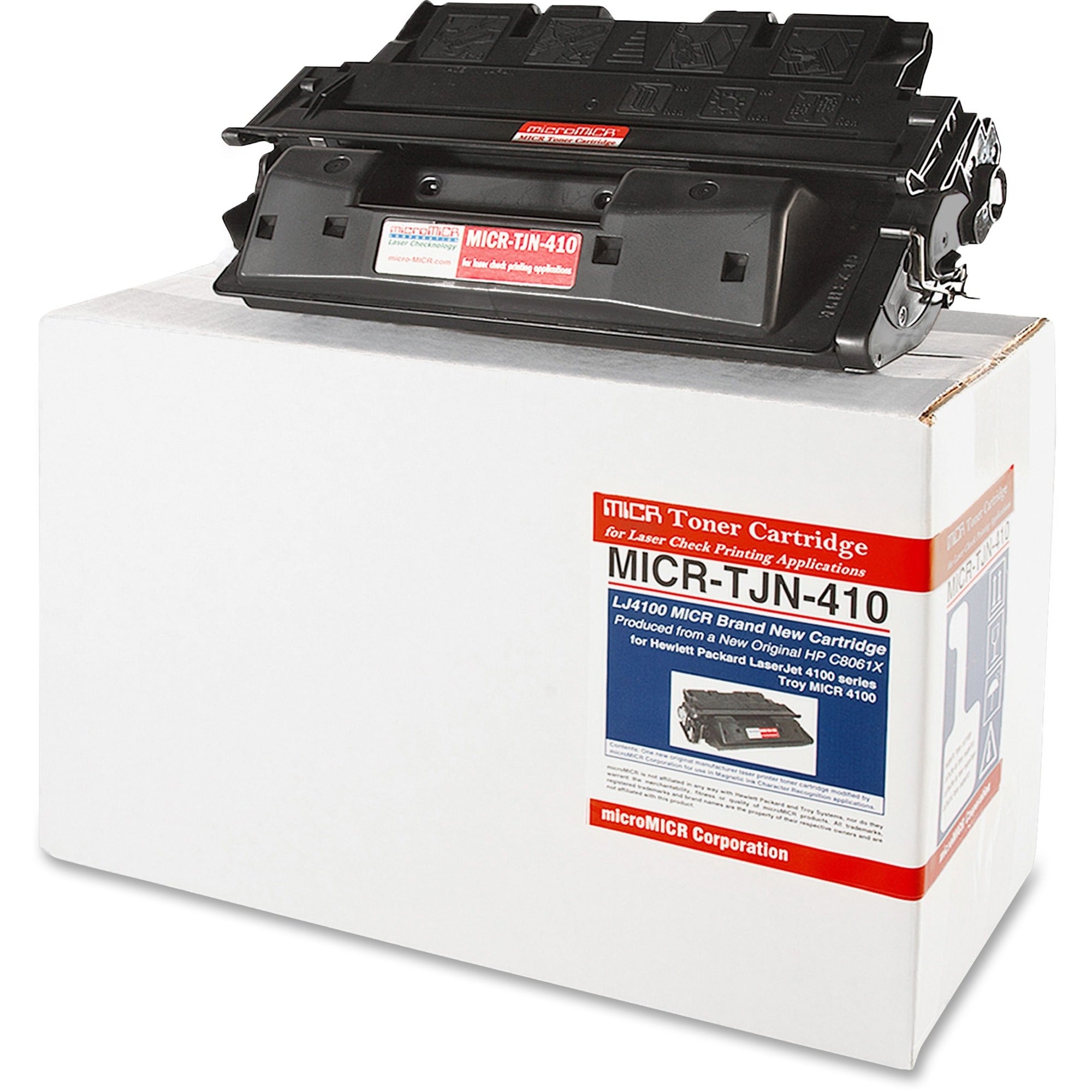microMICR MICR Toner Cartridge - Alternative for HP 61X - Laser - 10000 Pages - Black - 1 Each -