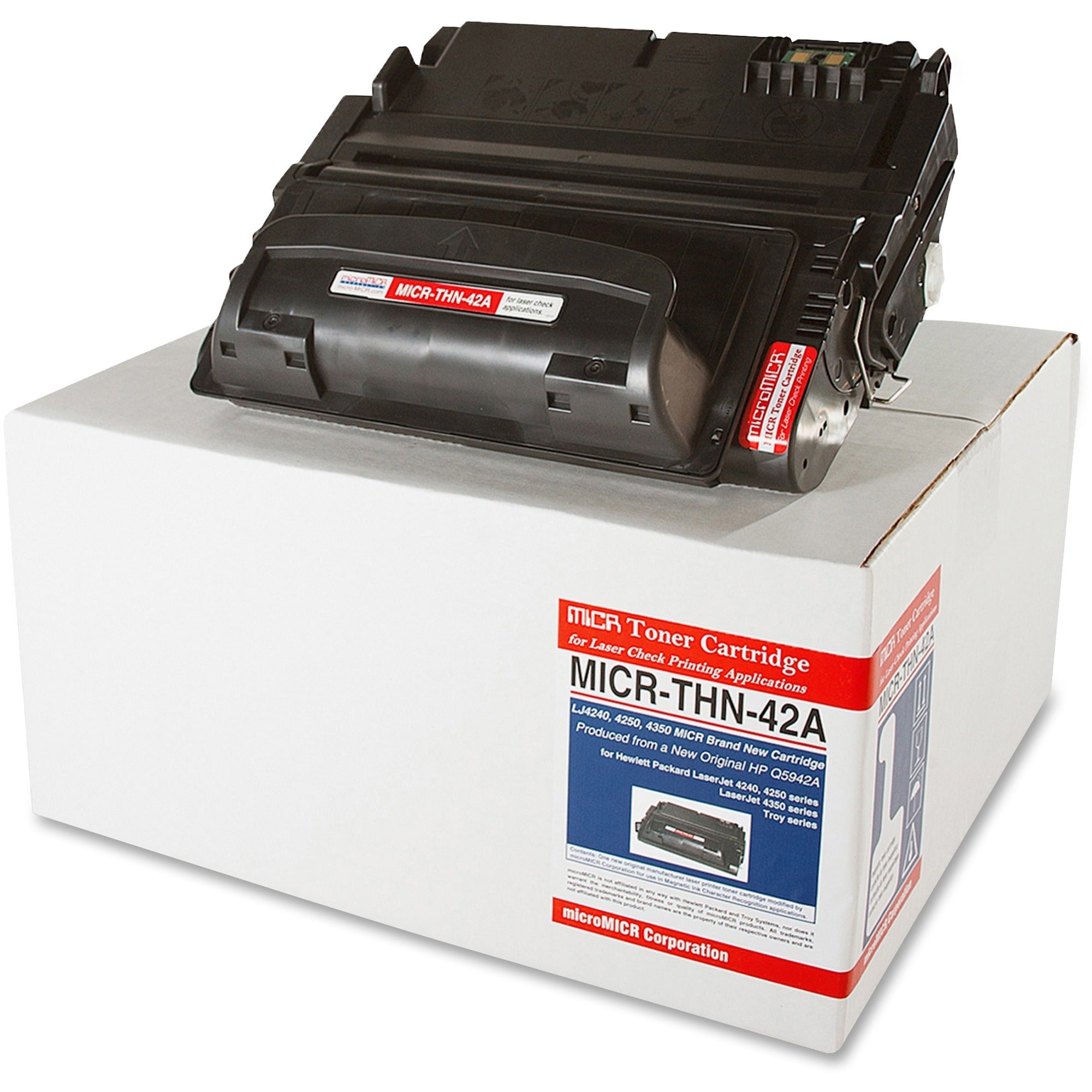 microMICR MICR Toner Cartridge - Alternative for HP 42A - Laser - 10000 Pages - Black - 1 Each -