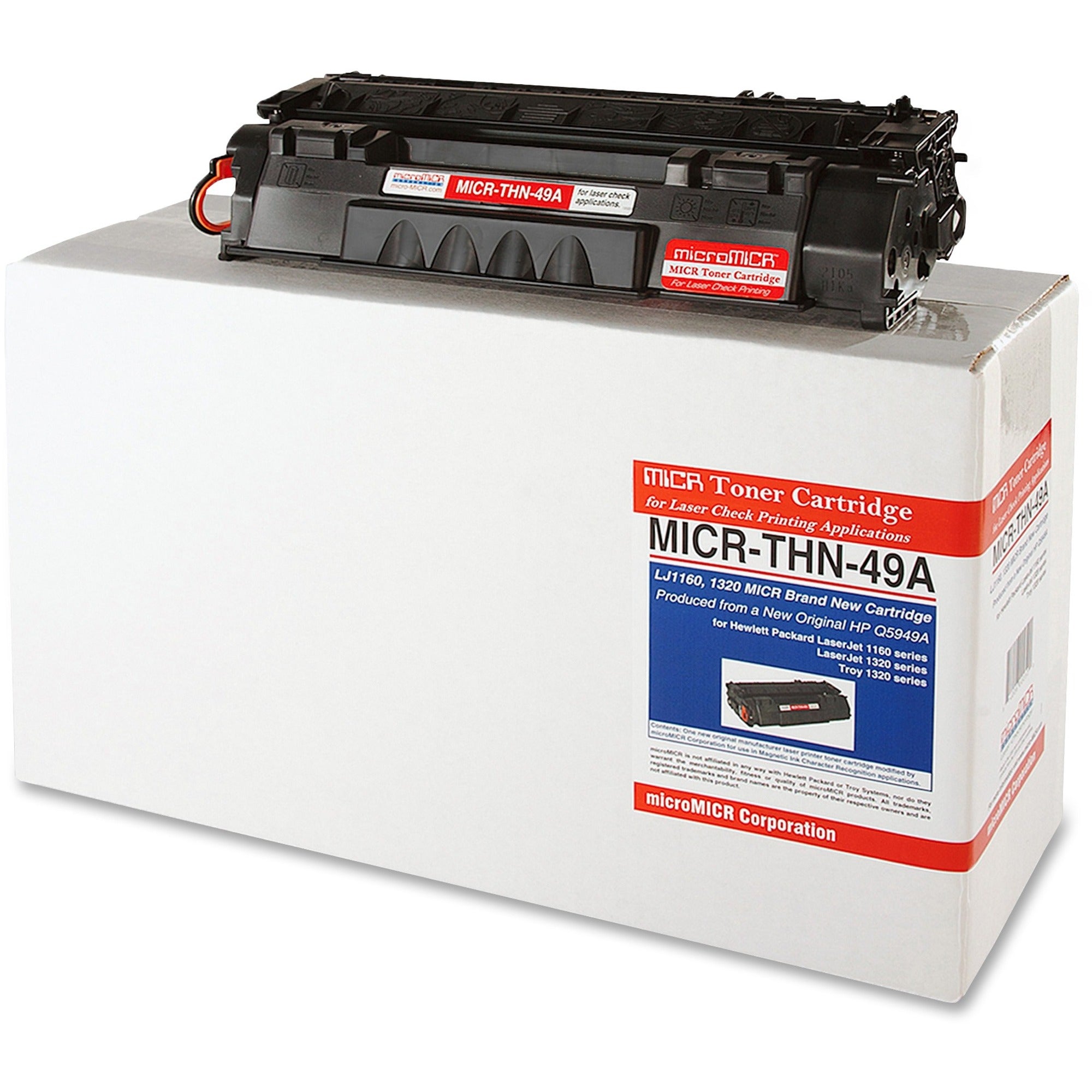 microMICR MICR Toner Cartridge - Alternative for HP 49A - Laser - 2500 Pages - Black - 1 Each -