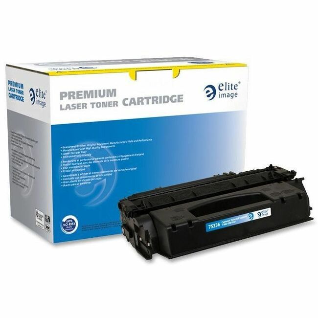 Elite Image Remanufactured Toner Cartridge - Alternative for HP 53X (Q7553X) - Laser - 7000 Pages - Black - 1 Each -