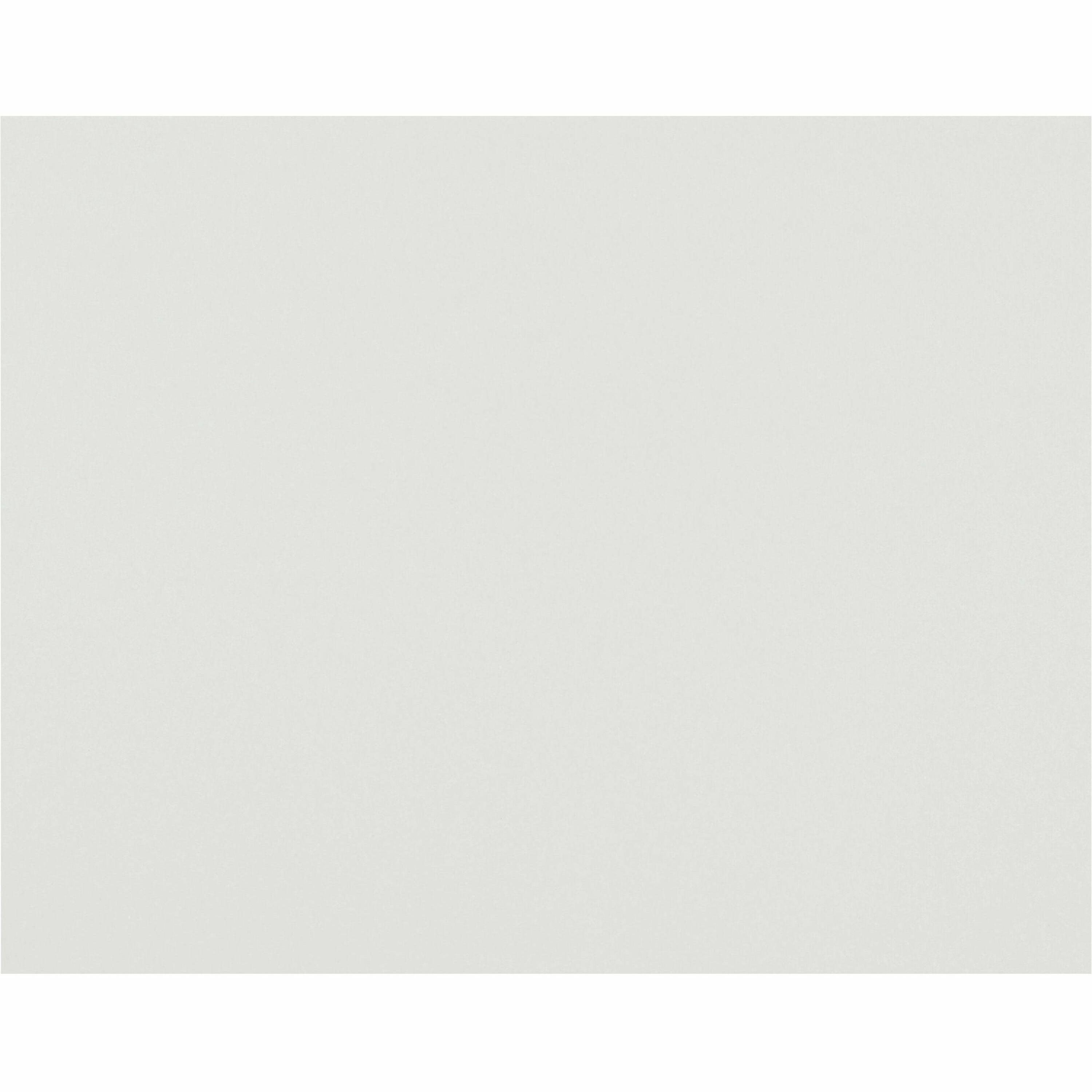Pacon Railroad Board - Art, Craft, Mat, Mounting, Block Printing, Painting, Marker, Stenciling, Poster - 22"Width x 28"Length - 100 / Carton - White -