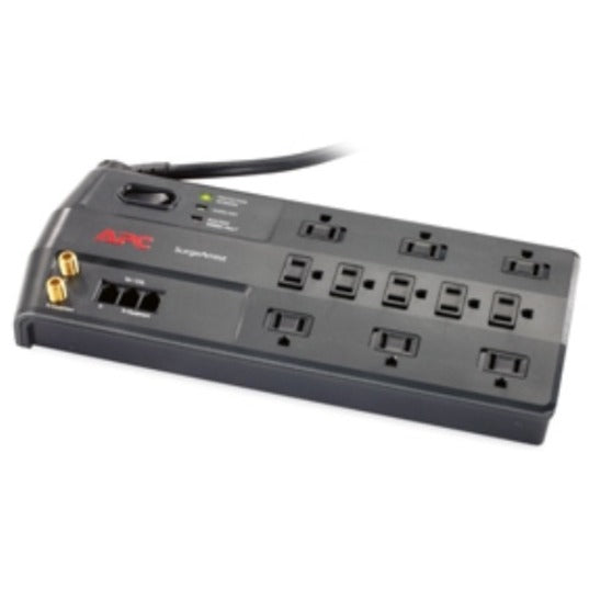 APC P11VT3 SurgeArrest Performance 11-Outlets Surge Suppressor - NEMA 5-15P - 3020 J - 120 V Input - 120 V AC Output - Modem/Fax/DSL, Cable Modem/Video Protection - 8 ft - 2