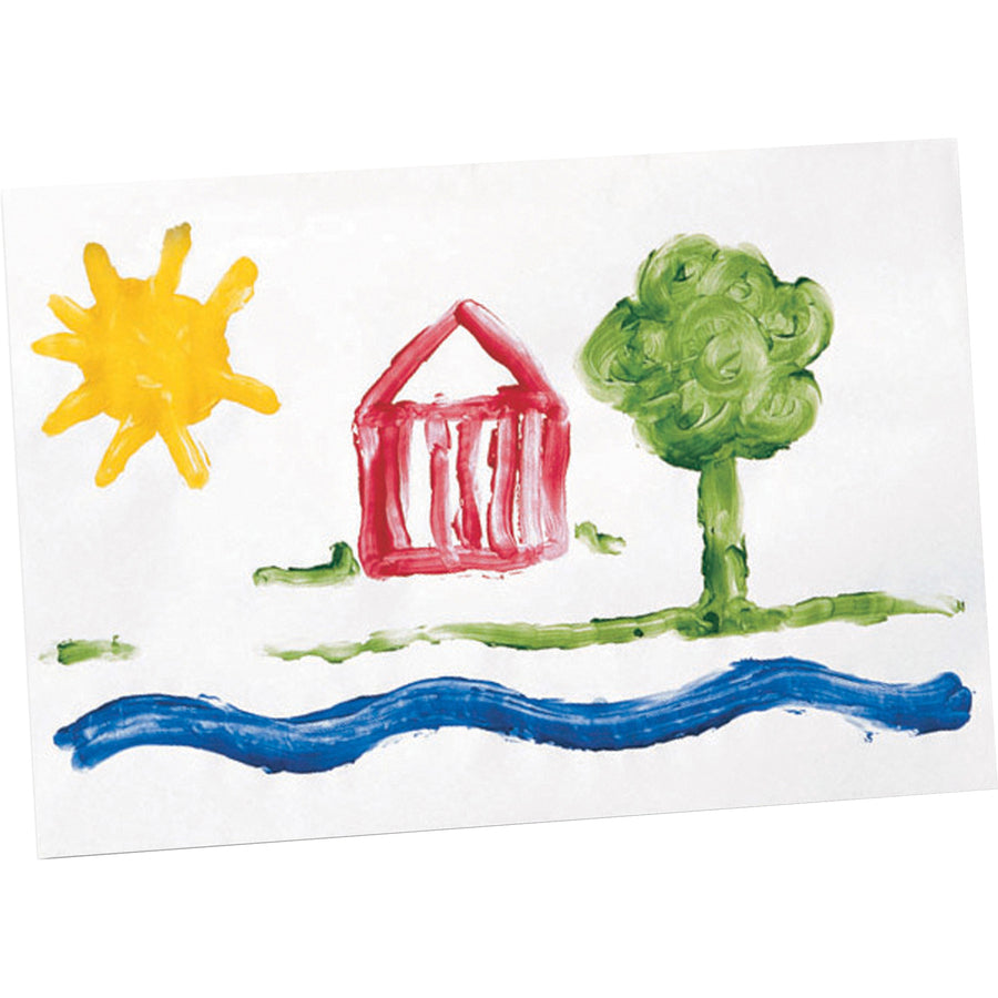 pacon-fingerpaint-paper-50-sheets-11-x-16-white-paper-non-absorbant-bleed-resistant-smear-resistant-1-pack_pac73610 - 2