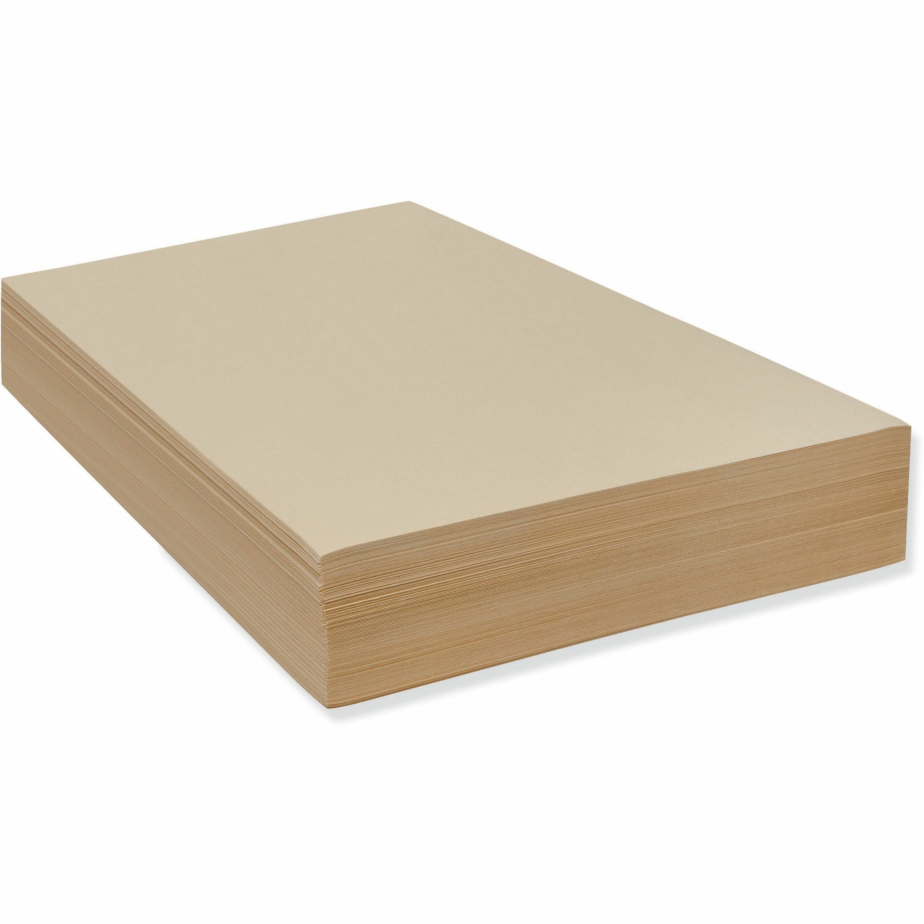 pacon-drawing-paper-sheets-500-sheets-plain-18-x-24-manila-paper-heavyweight-500-ream_pac4218 - 1