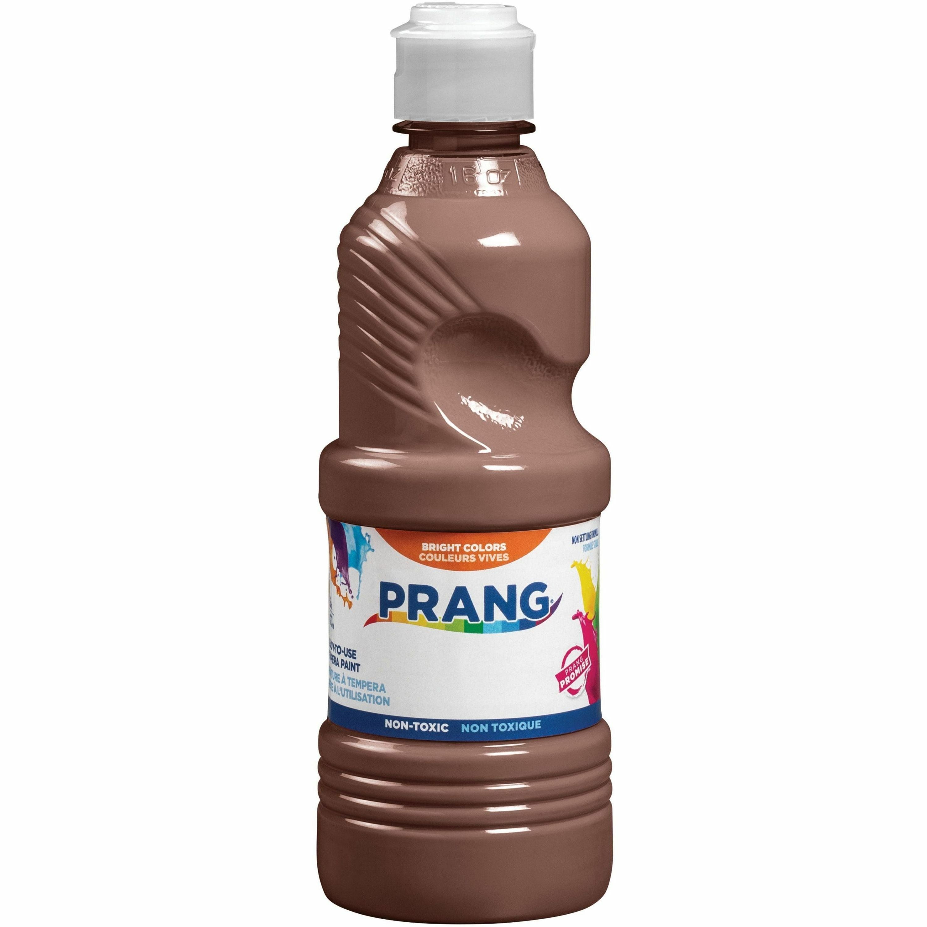 Prang Liquid Tempera Paint - 16 fl oz - 1 Each - Brown -