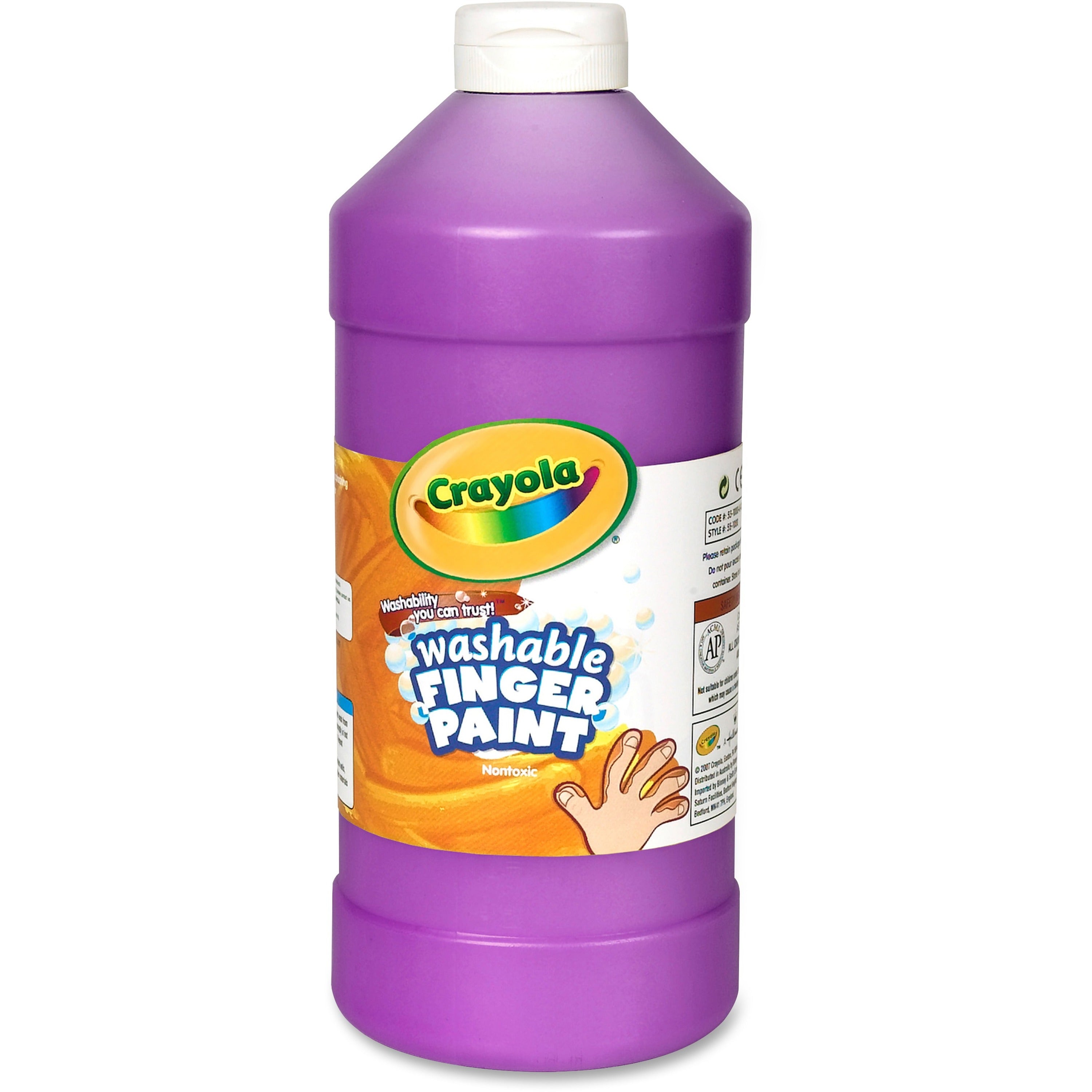 Crayola Washable Finger Paint - 2 lb - 1 Each - Violet -
