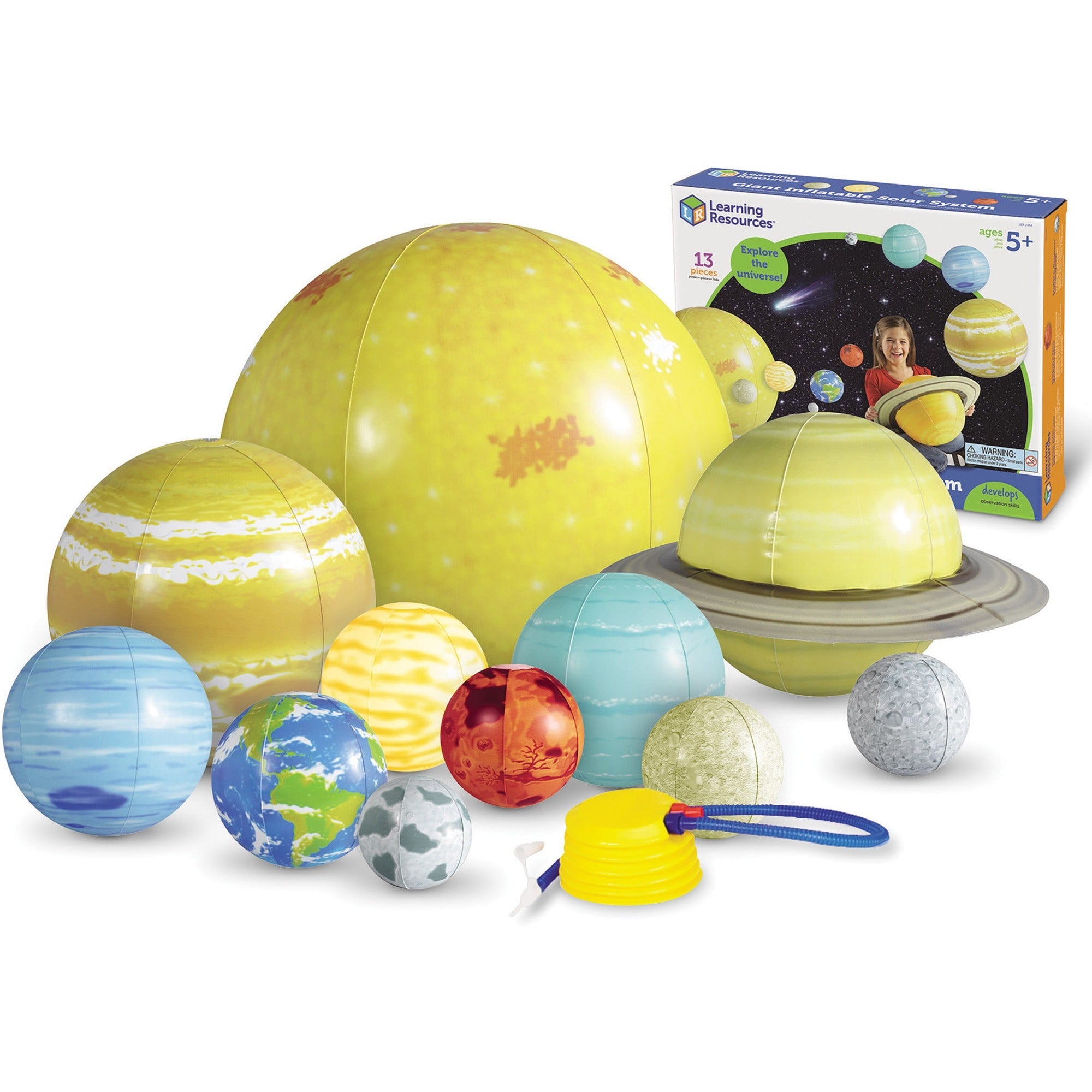 Learning Resources Giant Inflatable Solar System - Theme/Subject: Learning - Skill Learning: Space - 5-12 Year -