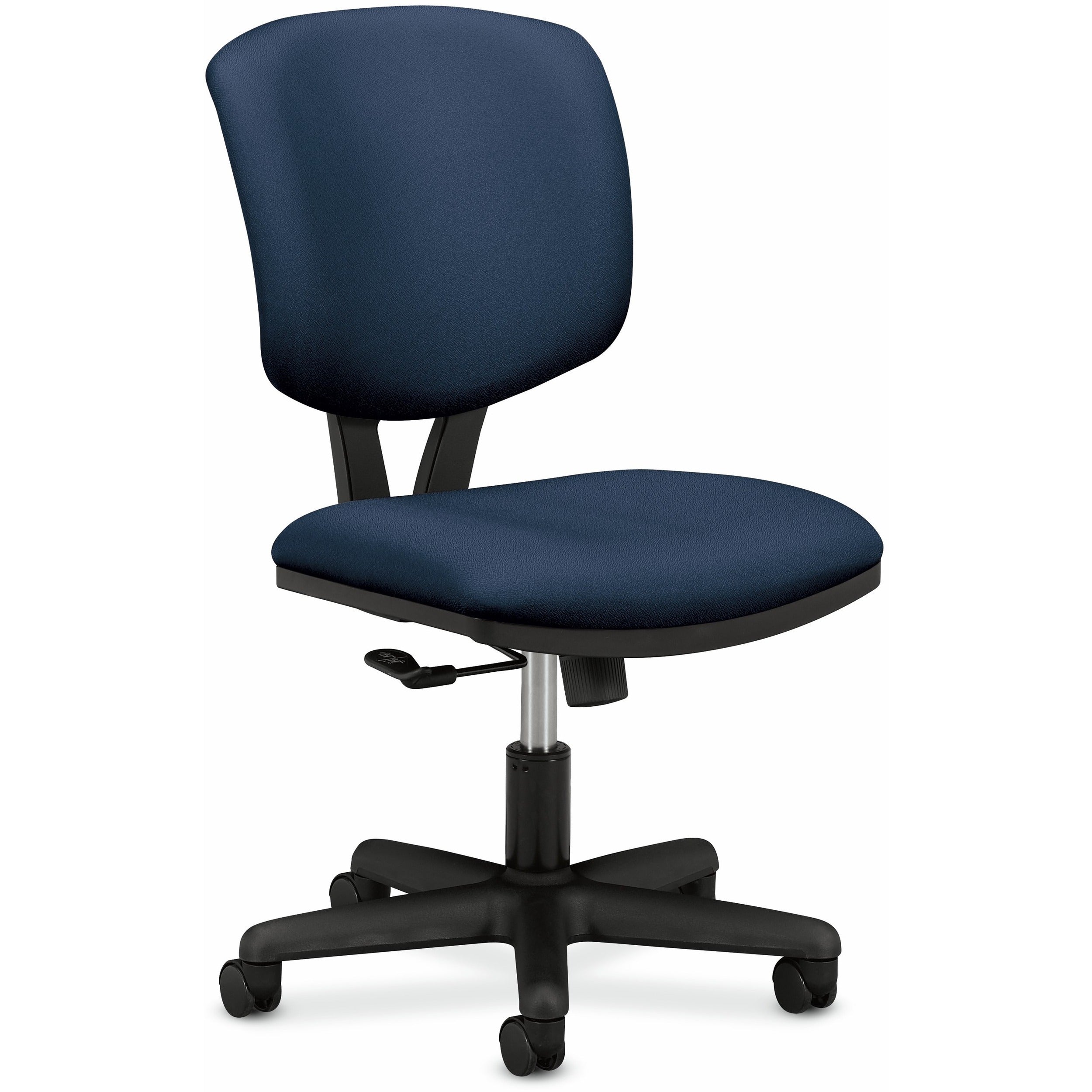 HON Volt Chair - Navy Seat - Navy Fabric Back - Black Frame - Low Back - 5-star Base - Black -