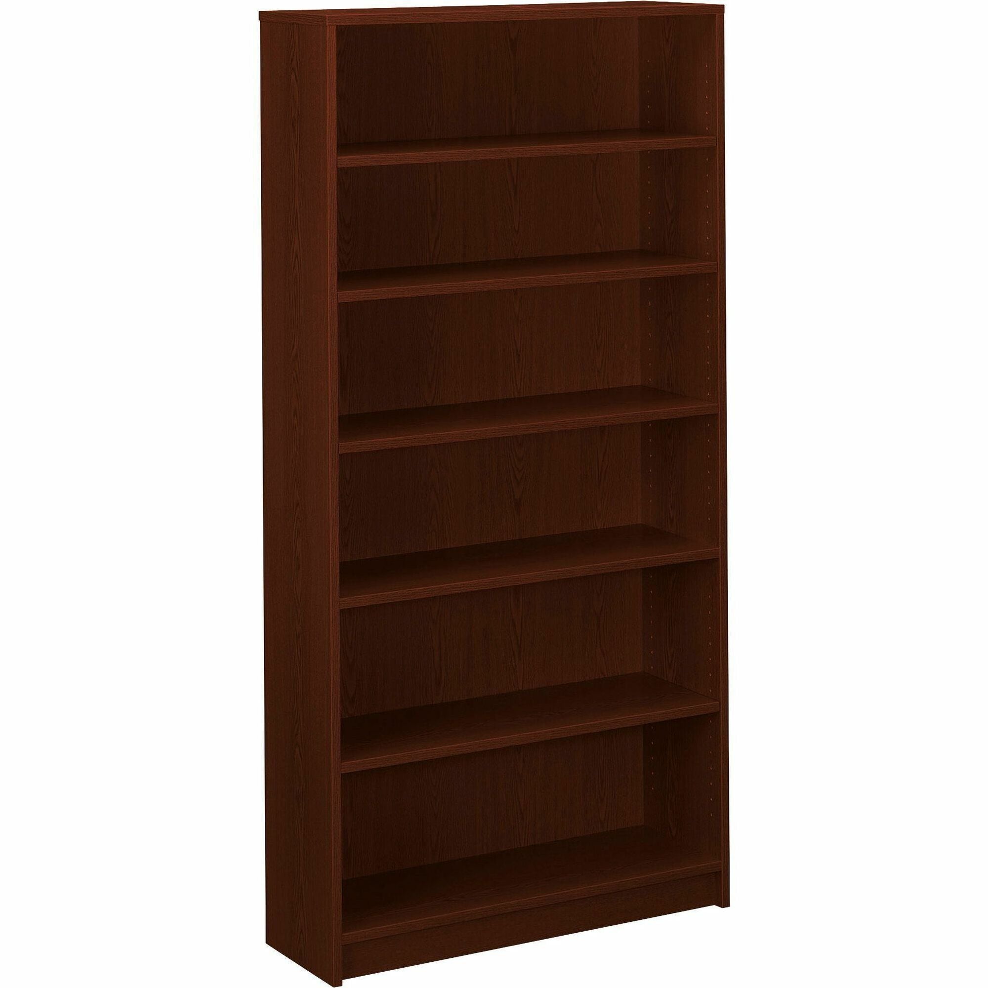 HON 1870 H1876 Bookcase - 36" x 11.5"72.6" - 6 Shelve(s) - Finish: Mahogany -