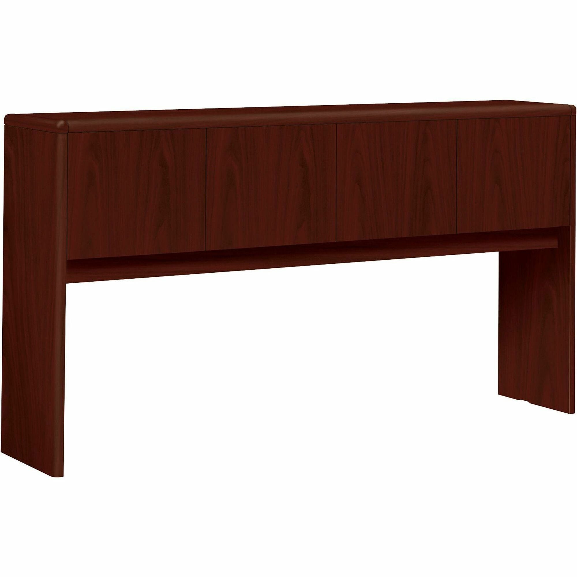 hon-10700-h10734-hutch-686-x-146371-4-drawers-waterfall-edge-finish-mahogany_hon10734nn - 1
