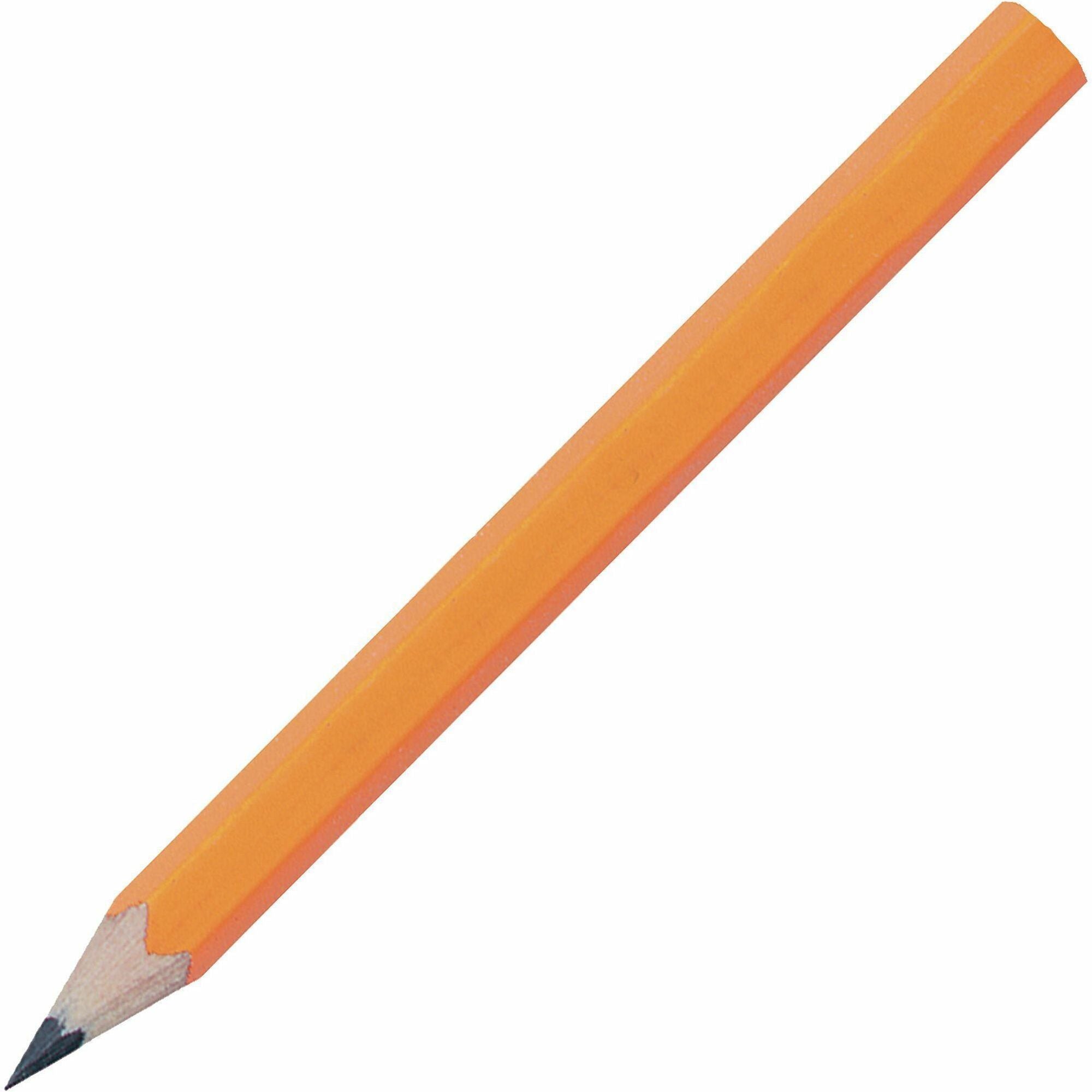 Integra Wood Golf Pencils - Black Lead - Yellow Barrel - 144 / Box -