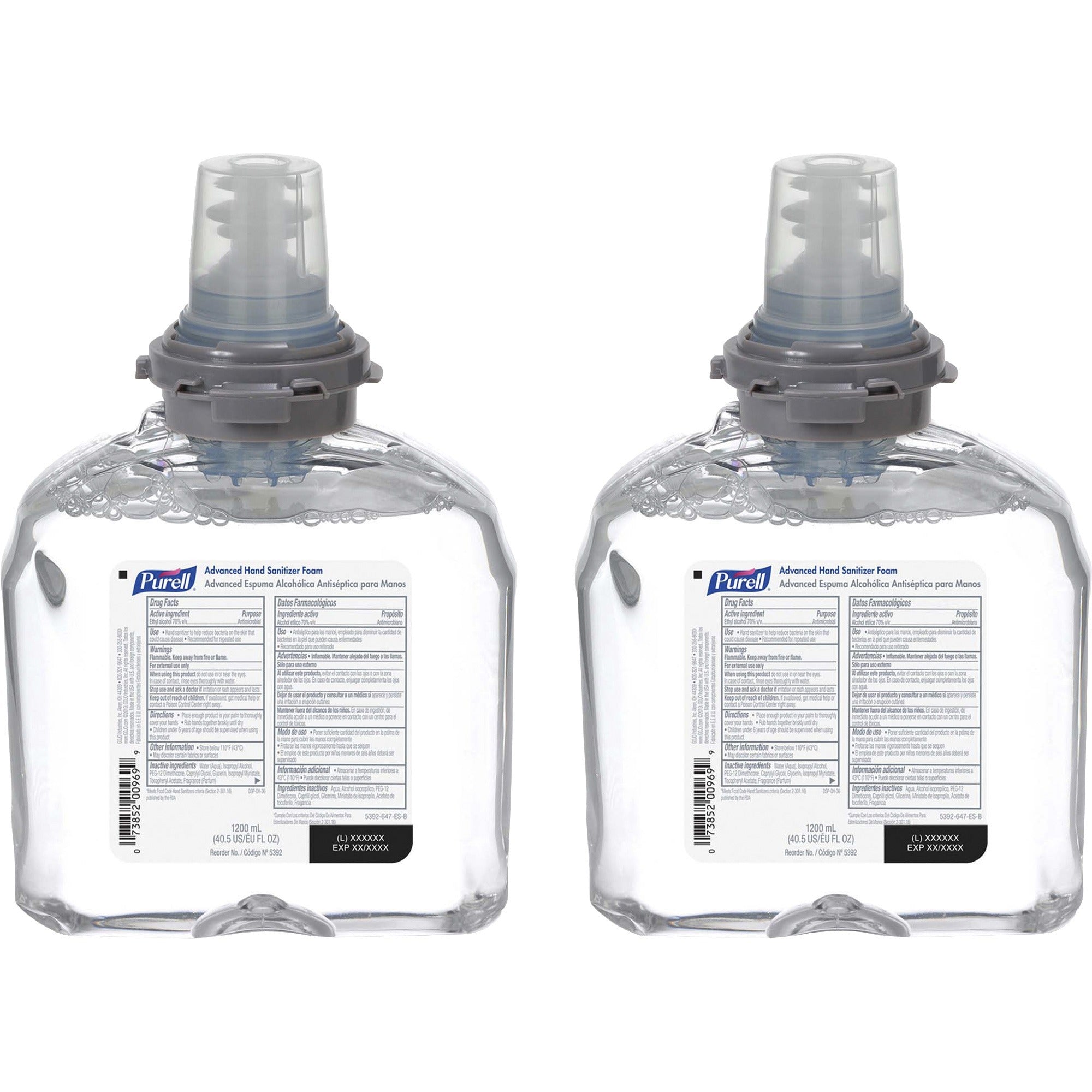 purell-hand-sanitizer-foam-refill-clean-scent-406-fl-oz-1200-ml-skin-white-2-carton_goj539202 - 1