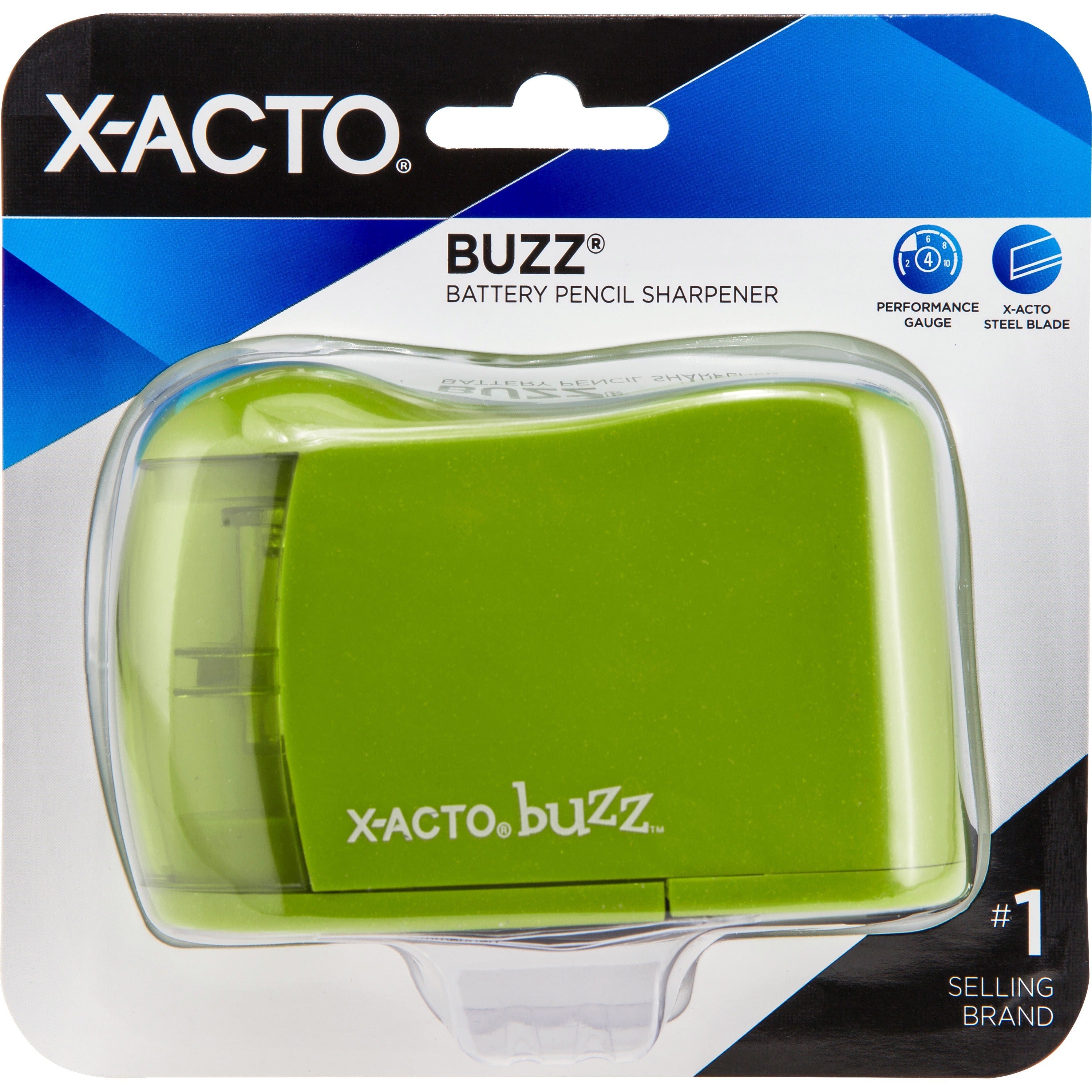 Elmer's Exacto Buzz Pencil Sharpener - Handheld - Assorted - 1 Each -