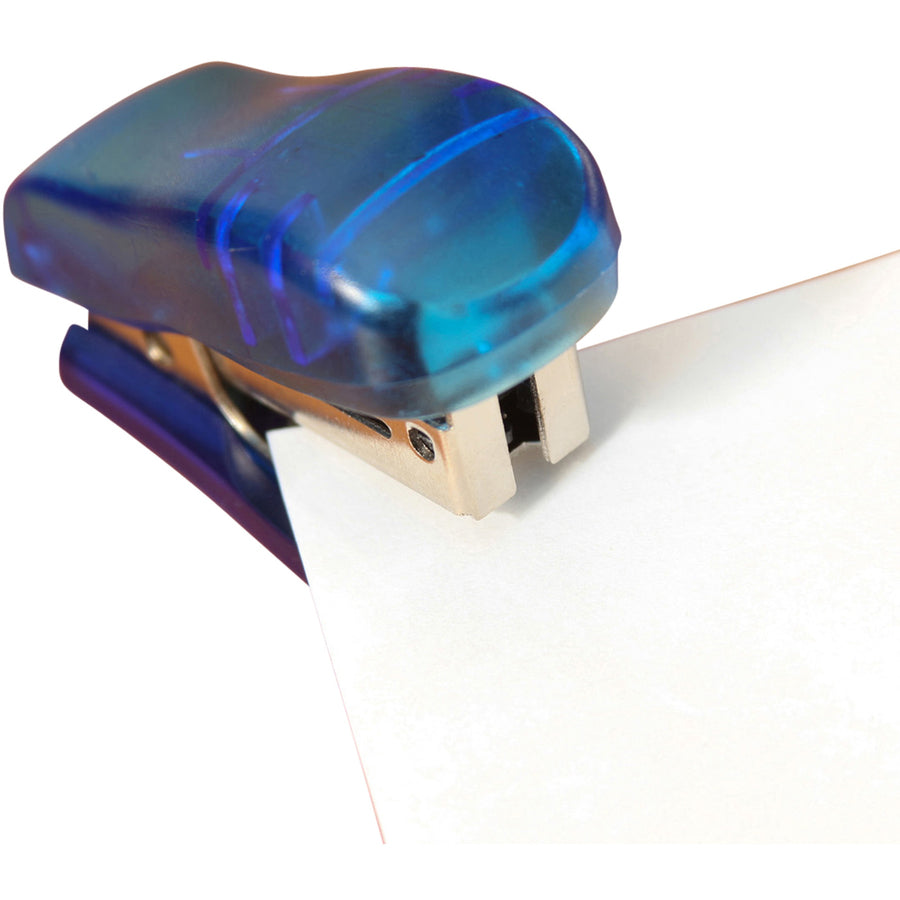 Baumgartens Translucent Plastic Mini Staplers - Mini - 1 Each - Assorted -