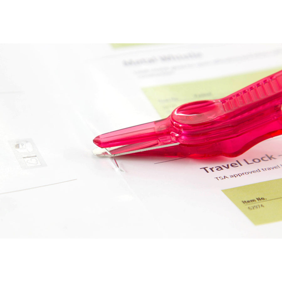 Baumgartens Translucent Slim Staple Remover - Plastic - Assorted - 1 Each -