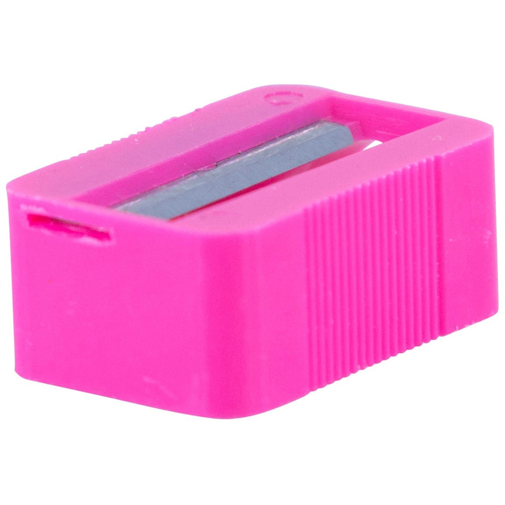 Baumgartens 1-hole Plastic Pencil Sharpener - 1 Hole(s) - Plastic - Assorted - 1 Each -