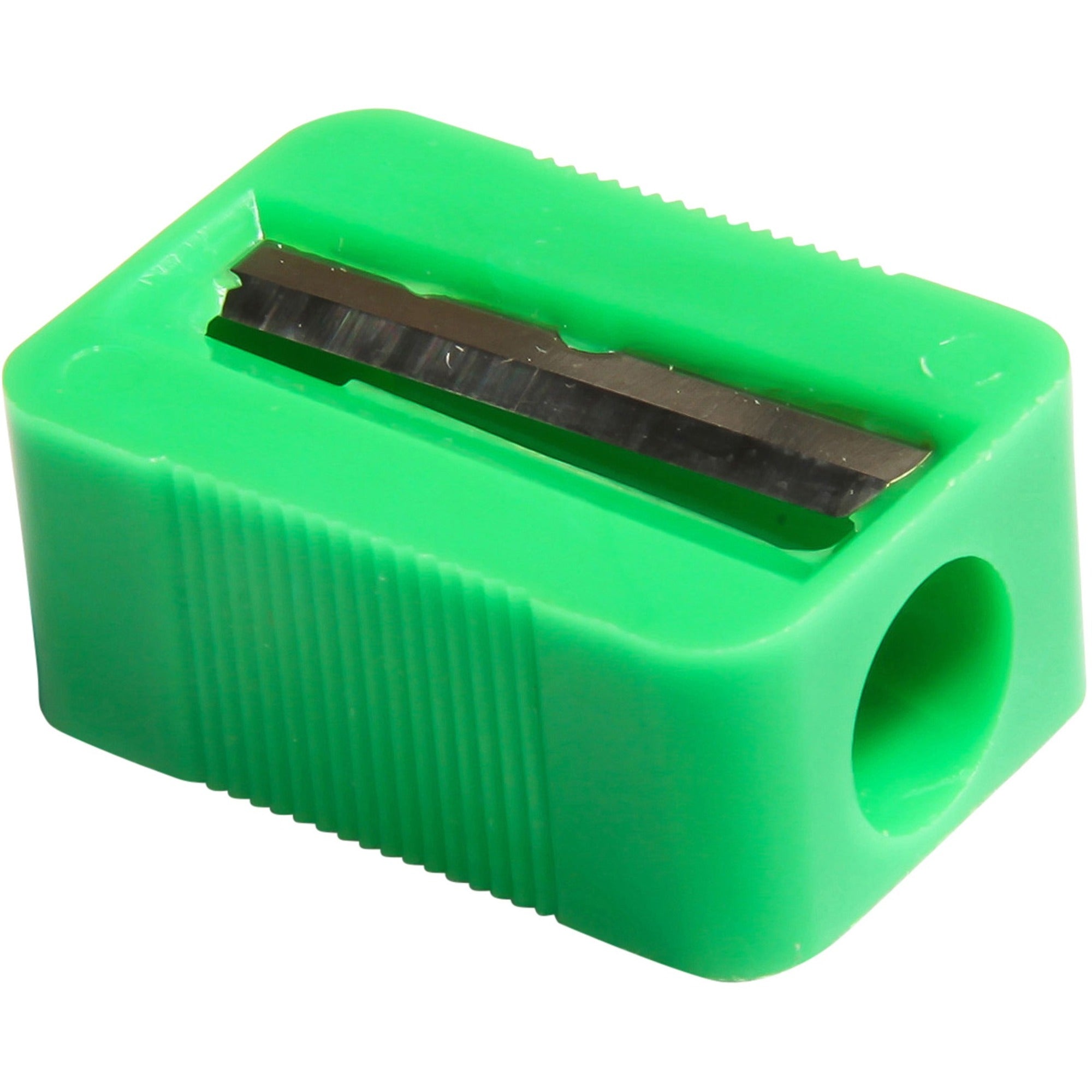 Baumgartens 1-hole Plastic Pencil Sharpener - 1 Hole(s) - Plastic - Assorted - 1 Each -